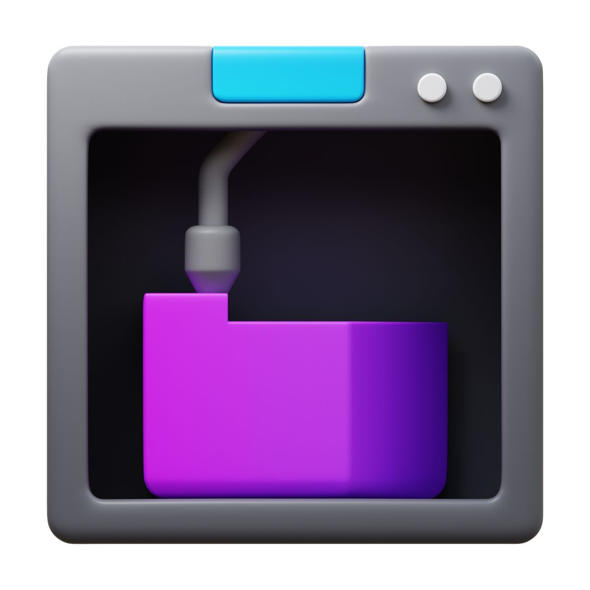 3d fluency style 3d принтер icon