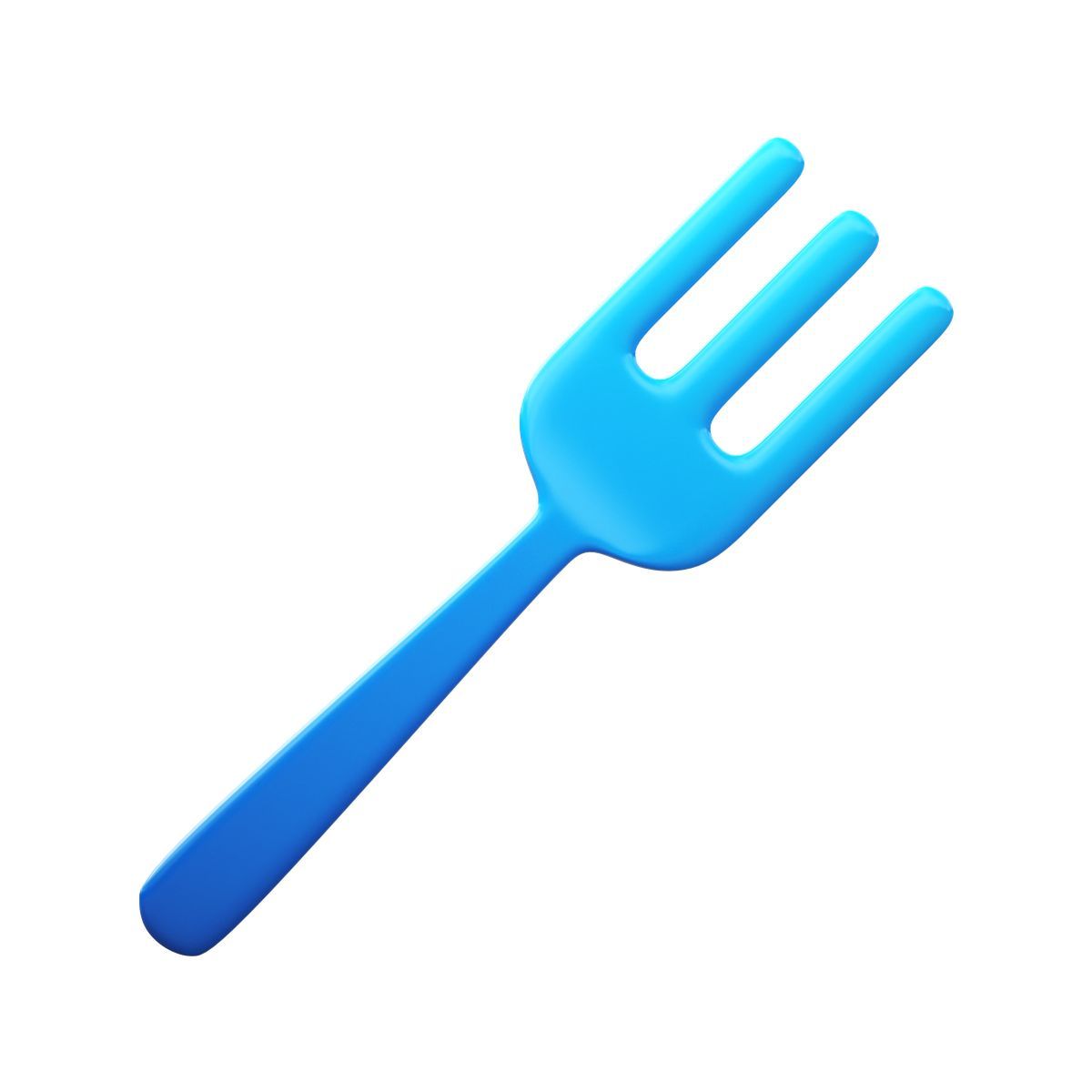 3d fluency style вилка icon