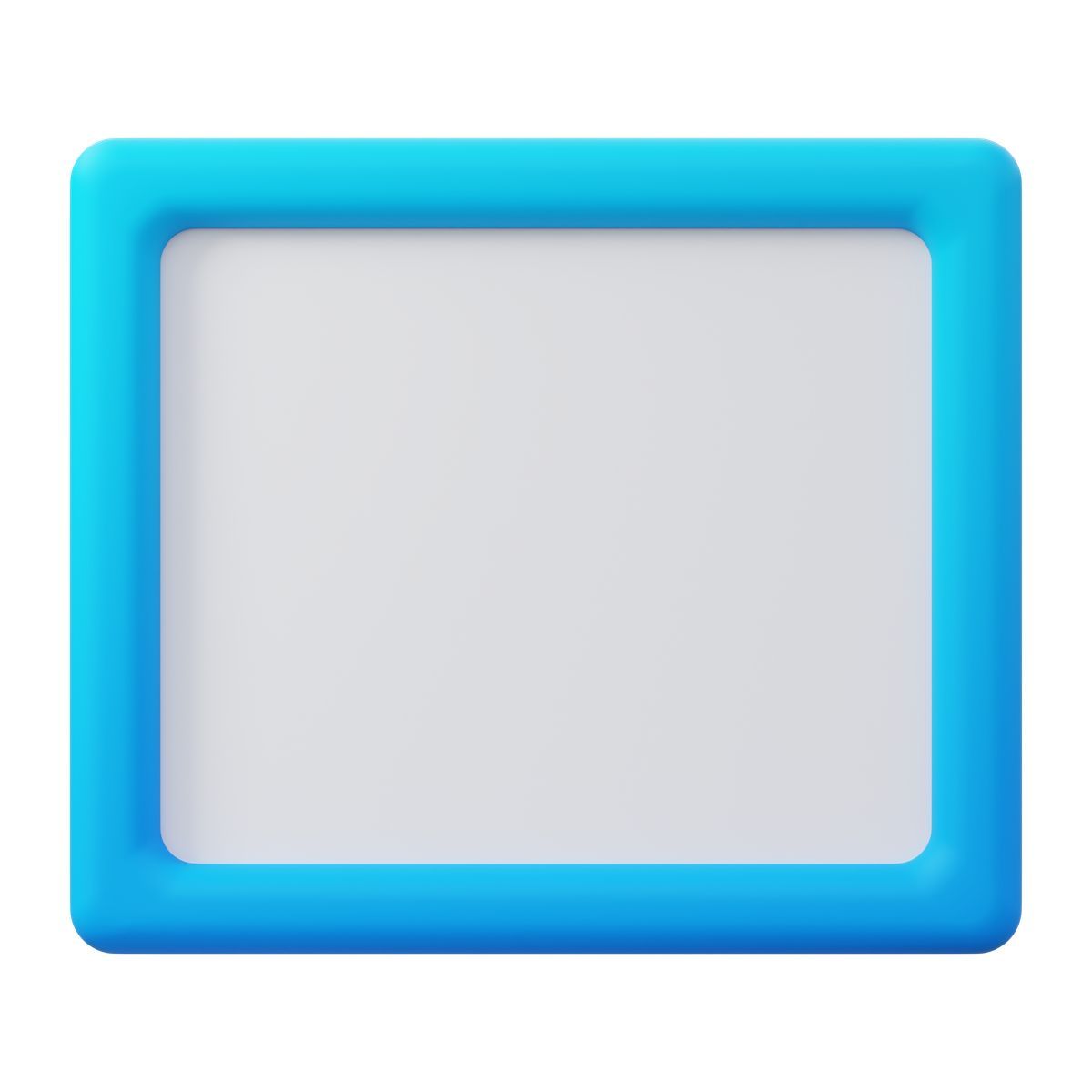 иконка rectangle 3d fluency стиль