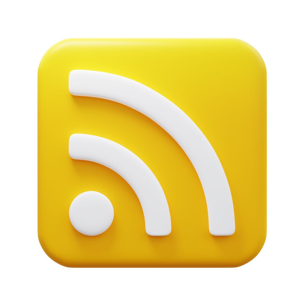 3d fluency style rss icon