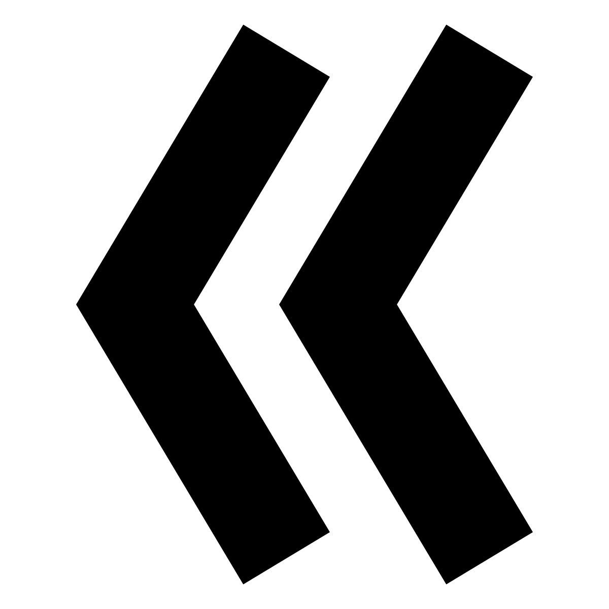 ice cream style двойная стрелка влево icon