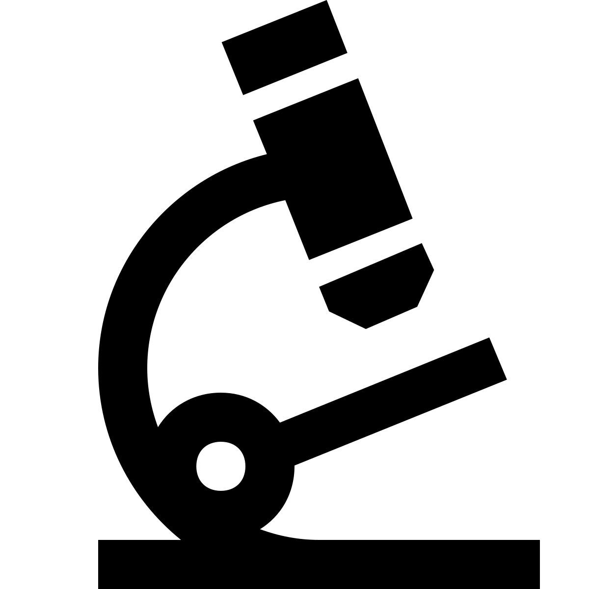 ice cream style microscope icon