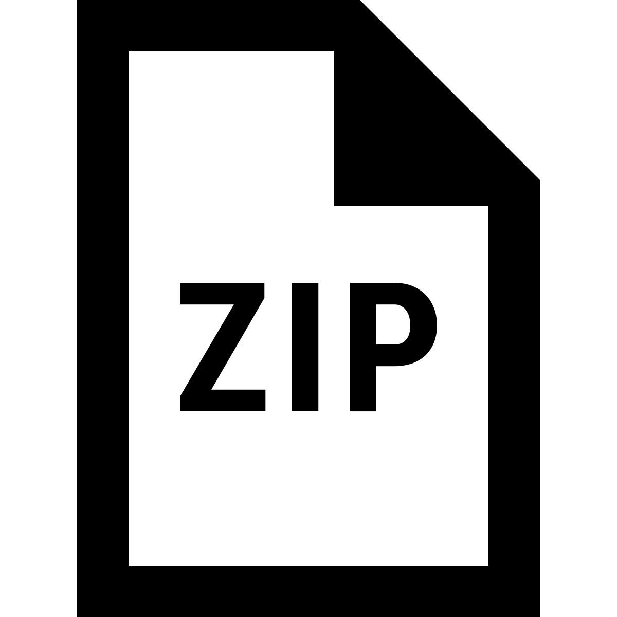 ice cream style zip icon