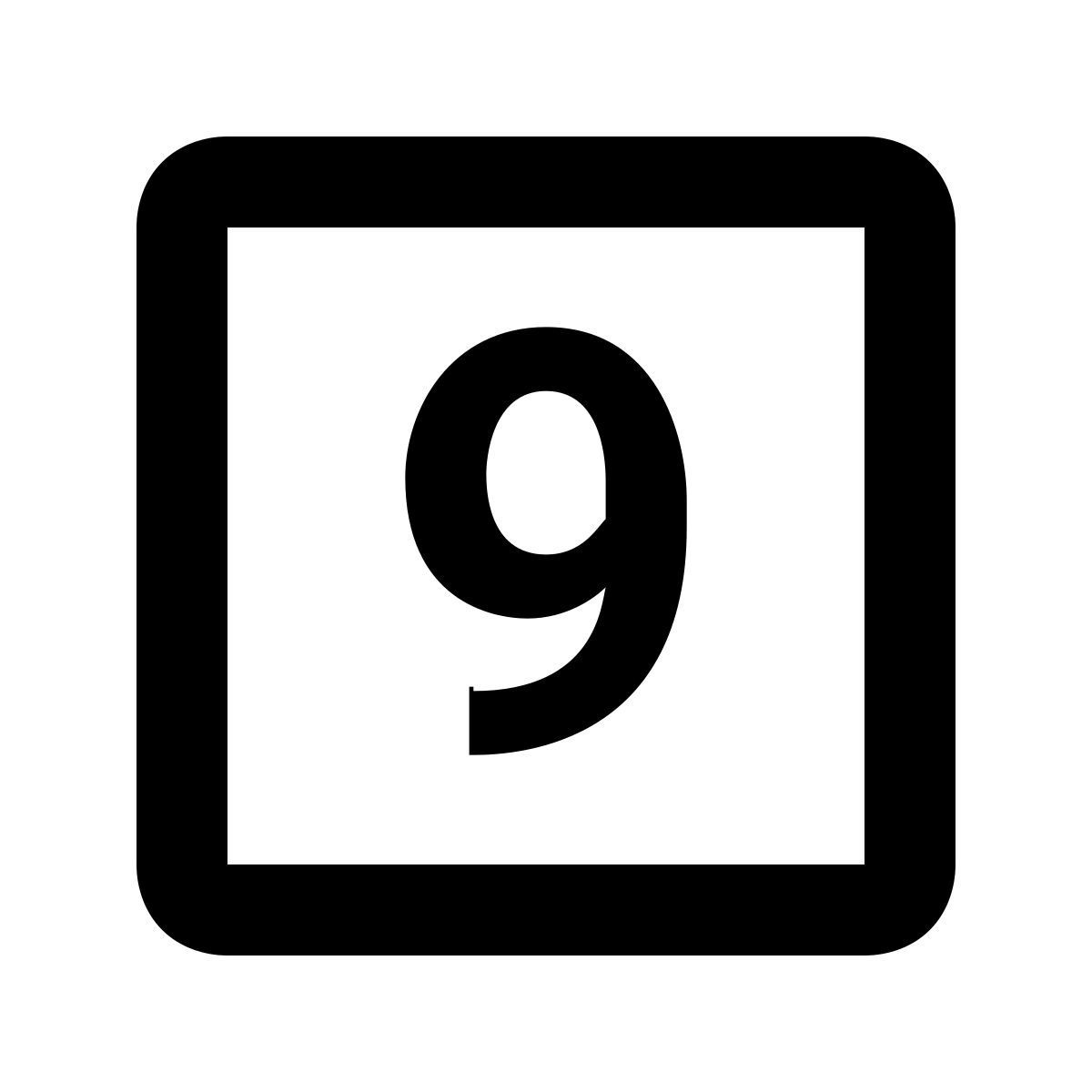 material filled style 9 icon