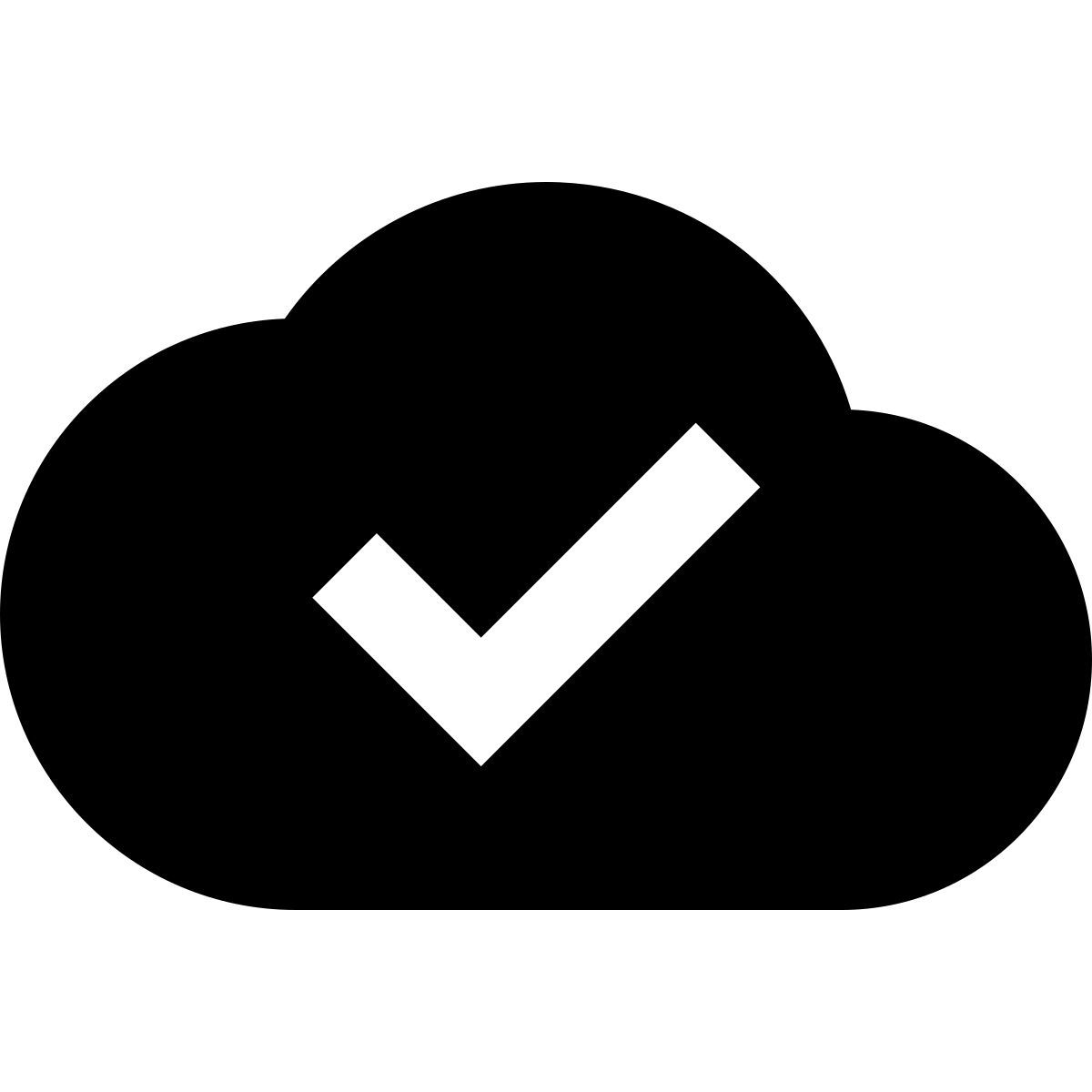 material filled style облако проверено icon