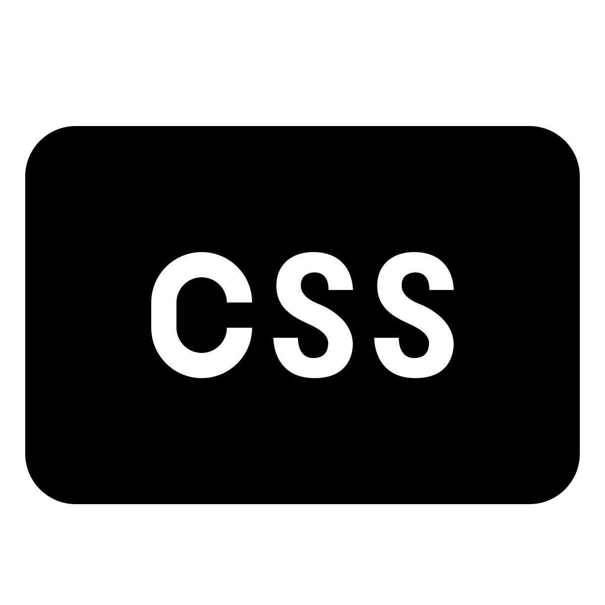 material filled style css icon