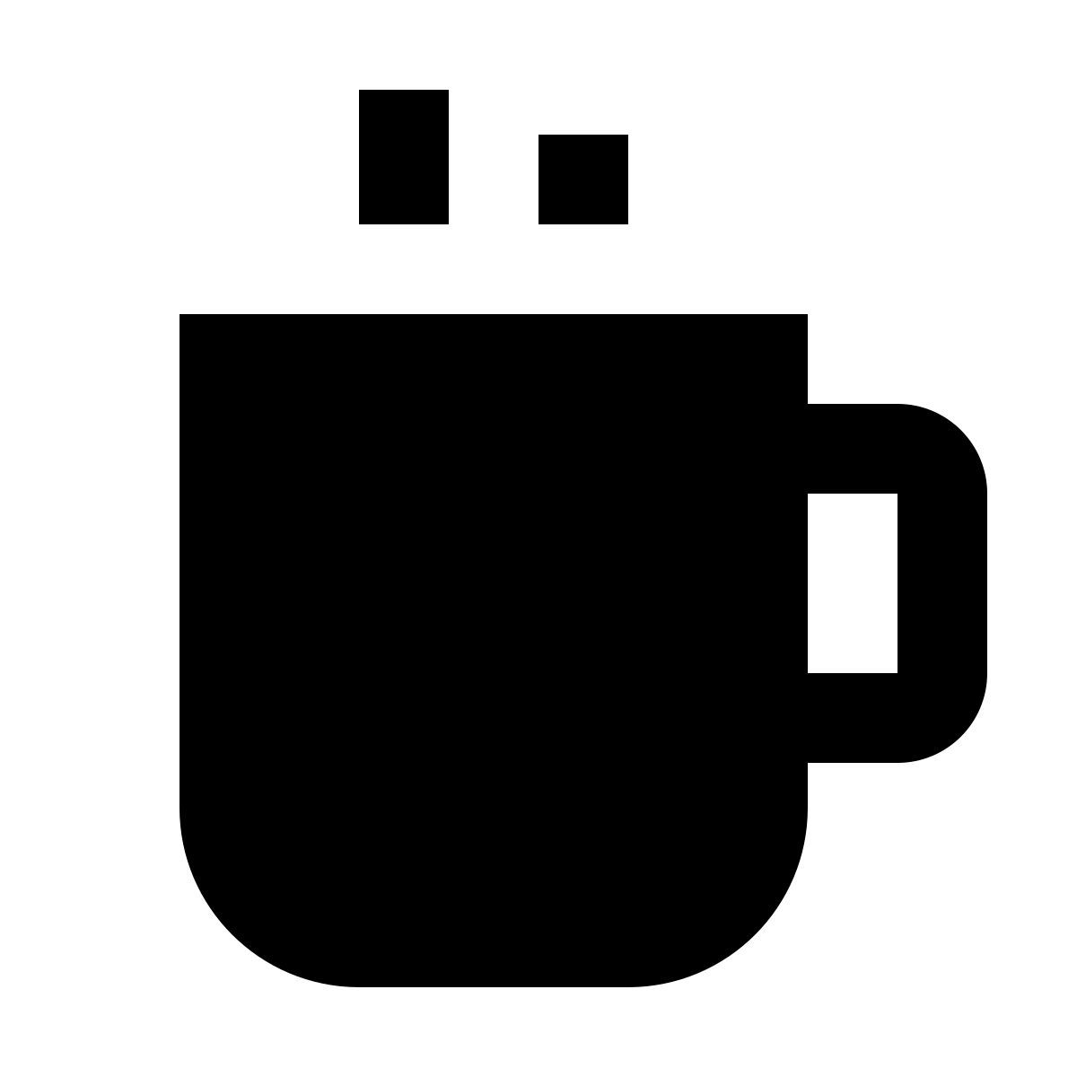 material filled style кружка icon