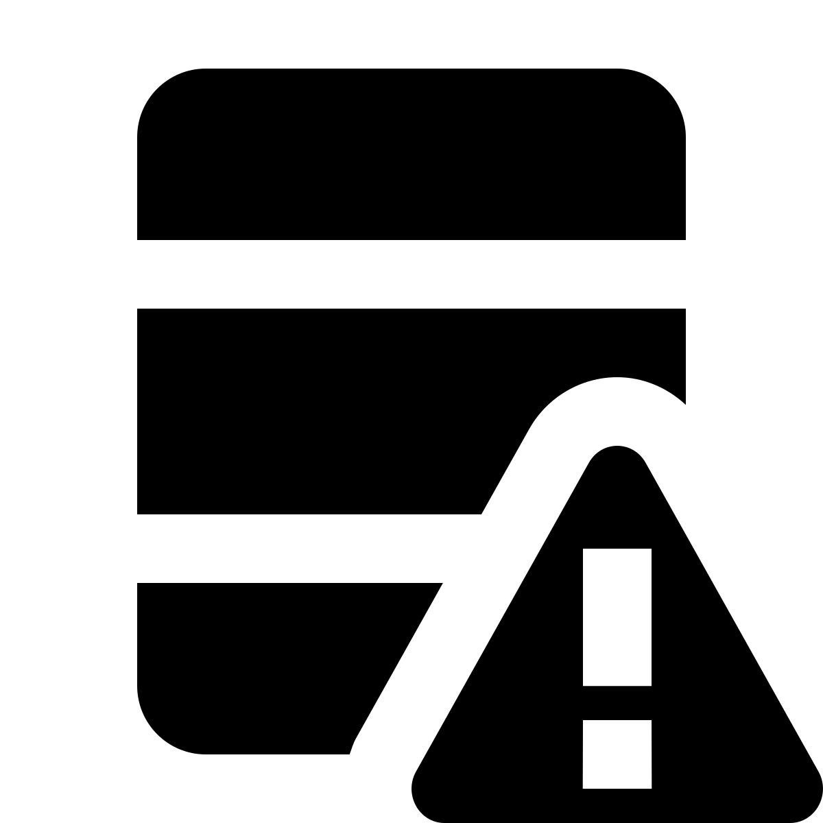 material filled style ошибка базы данных icon
