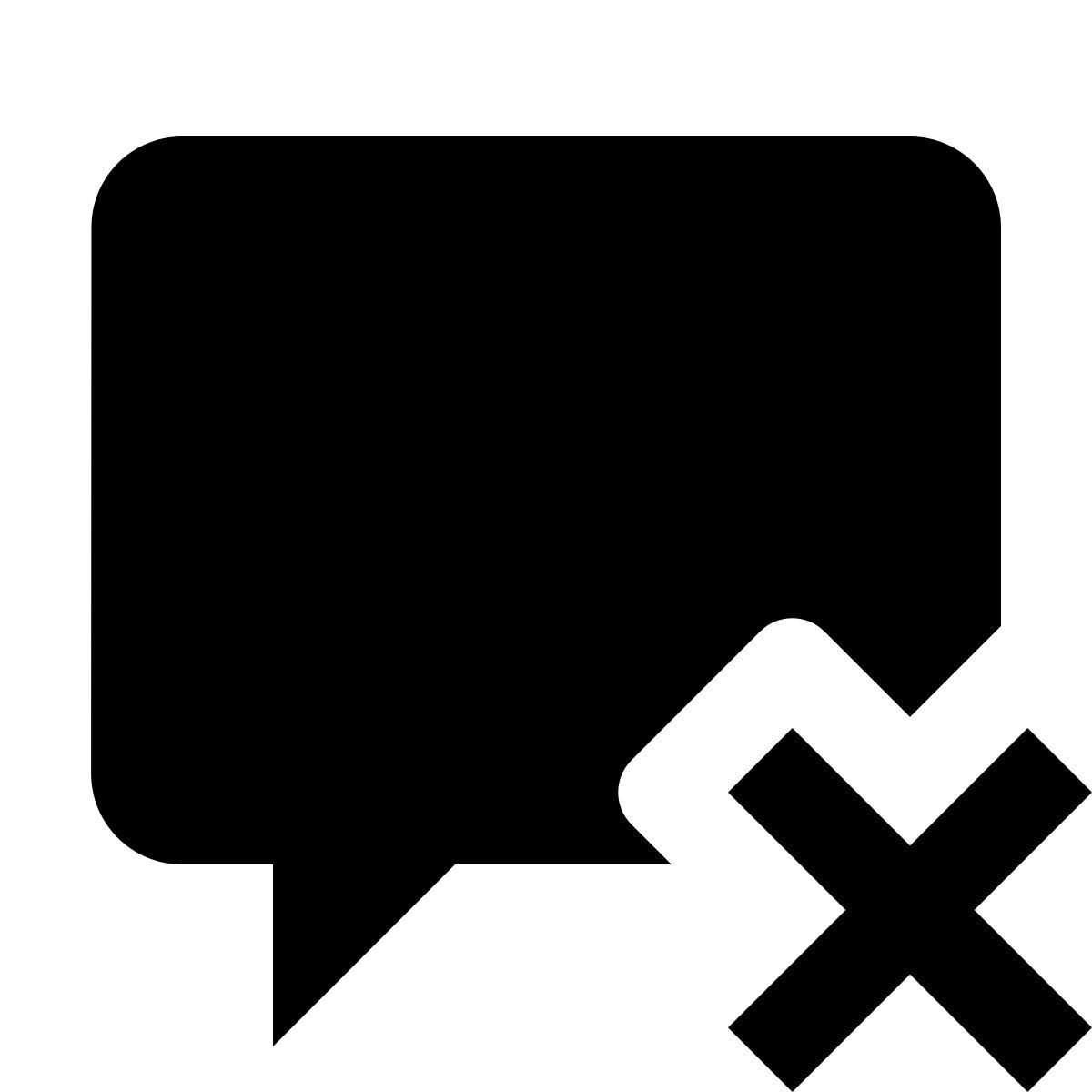 material filled style удалить сообщение icon