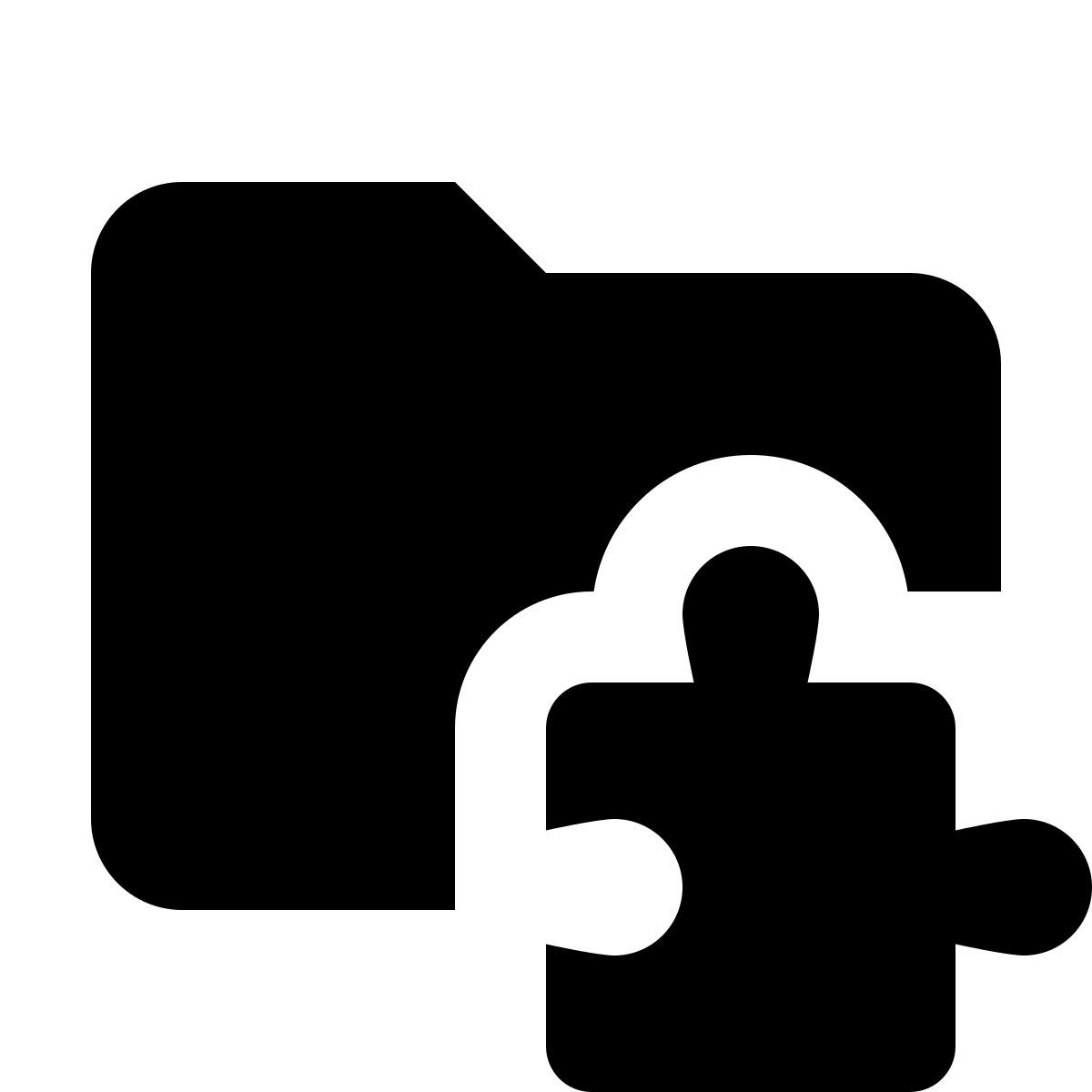 material filled style папка расширений icon