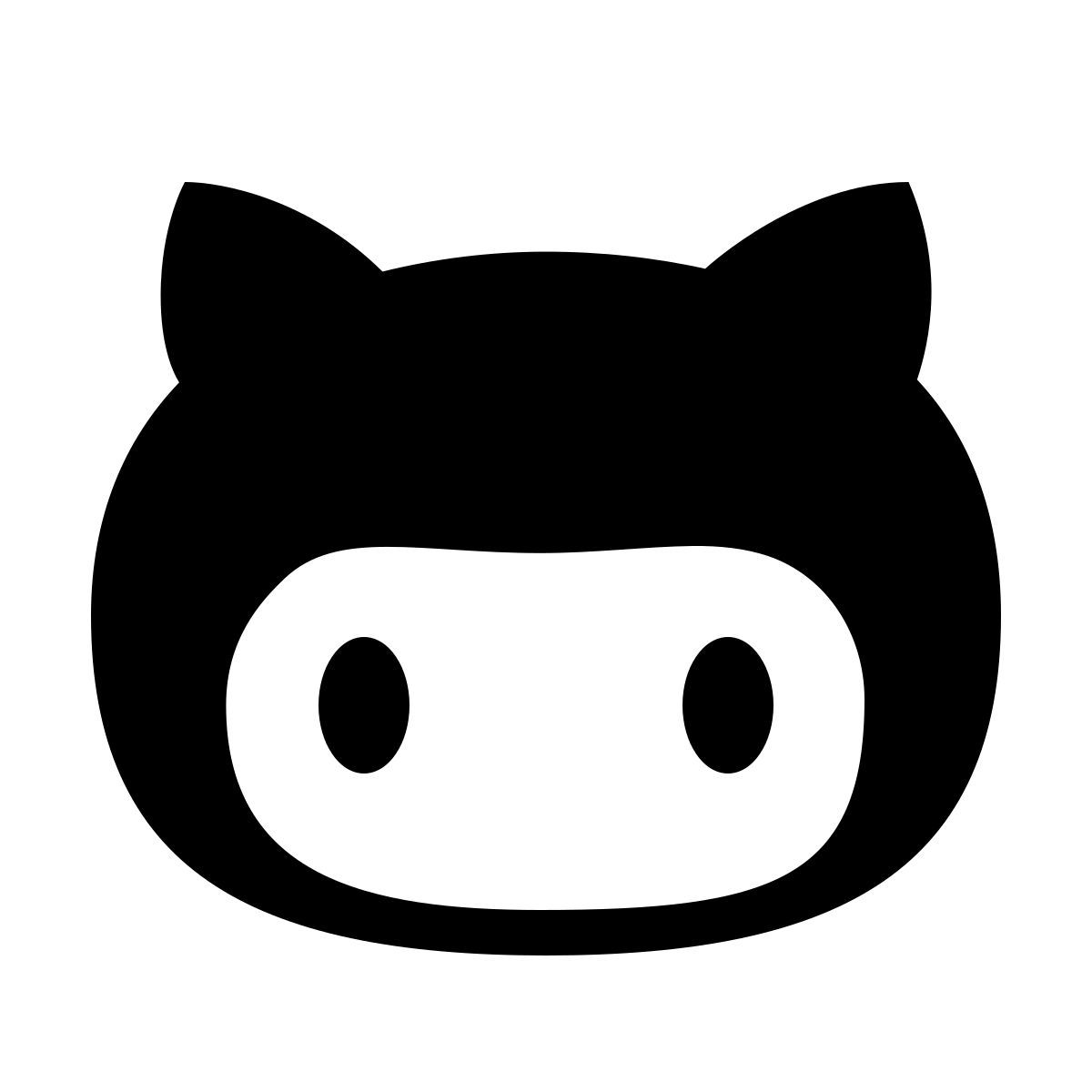 material filled style github octocat icon