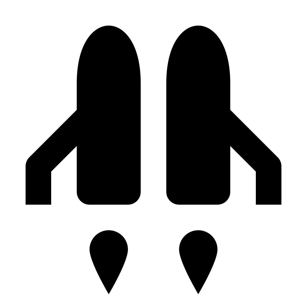material filled style реактивный ранец icon