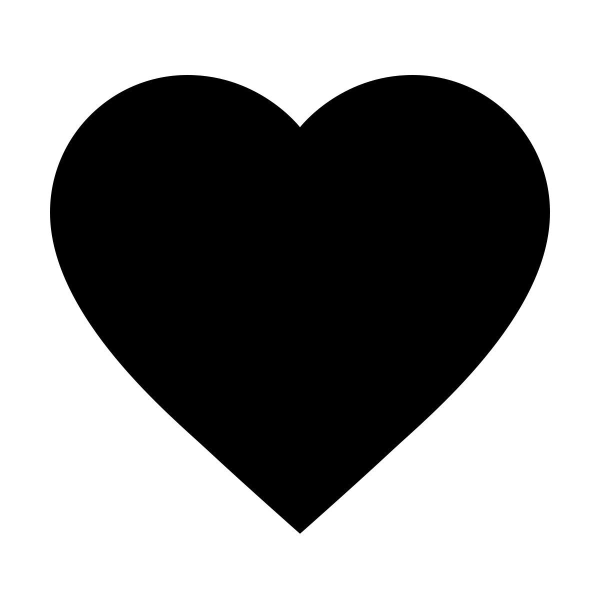 material filled style сердце icon