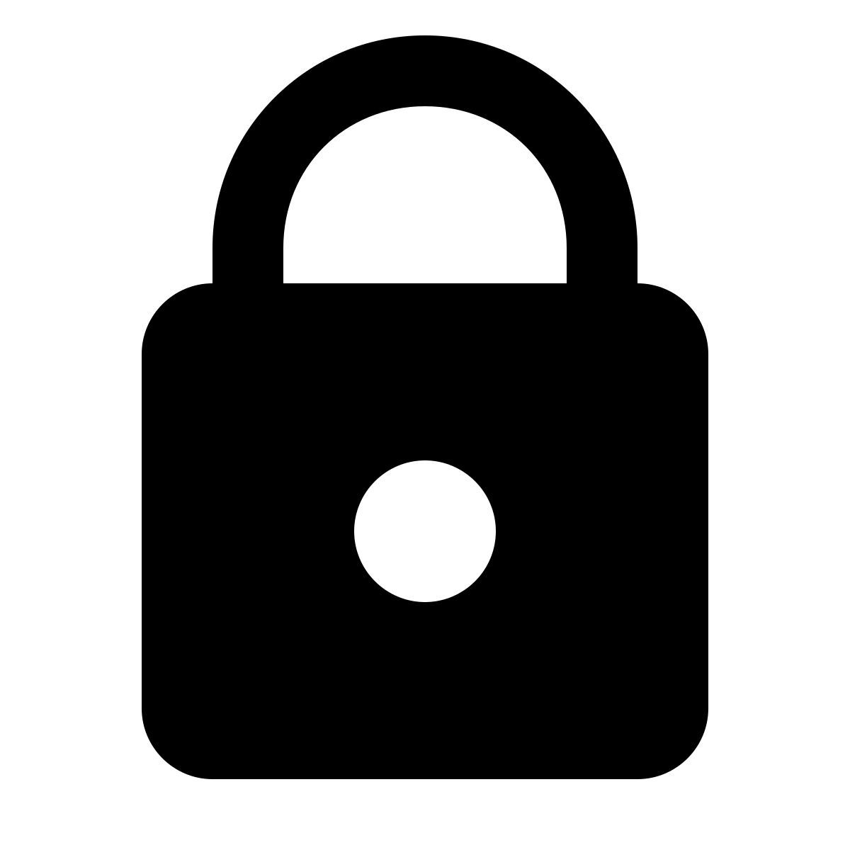 material filled style замок icon