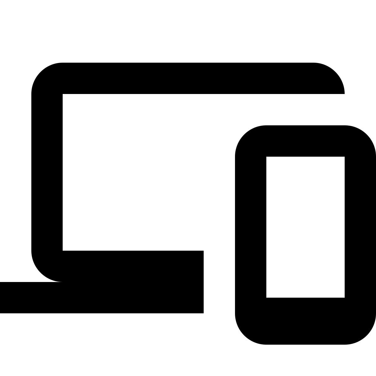 material filled style несколько устройств icon