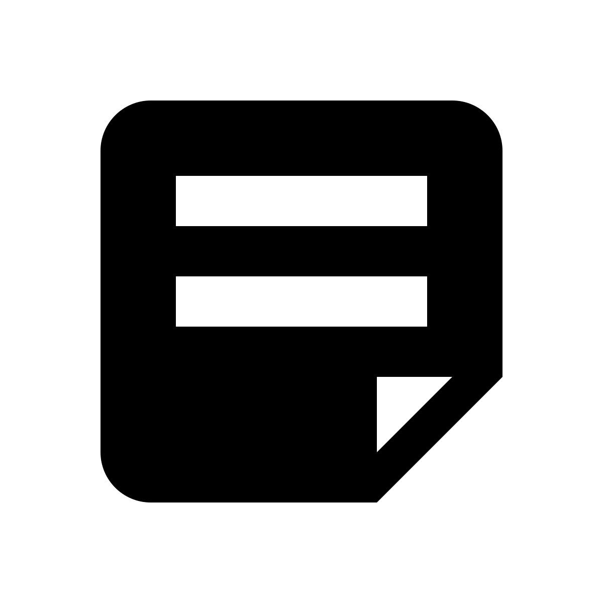 material filled style заметка icon