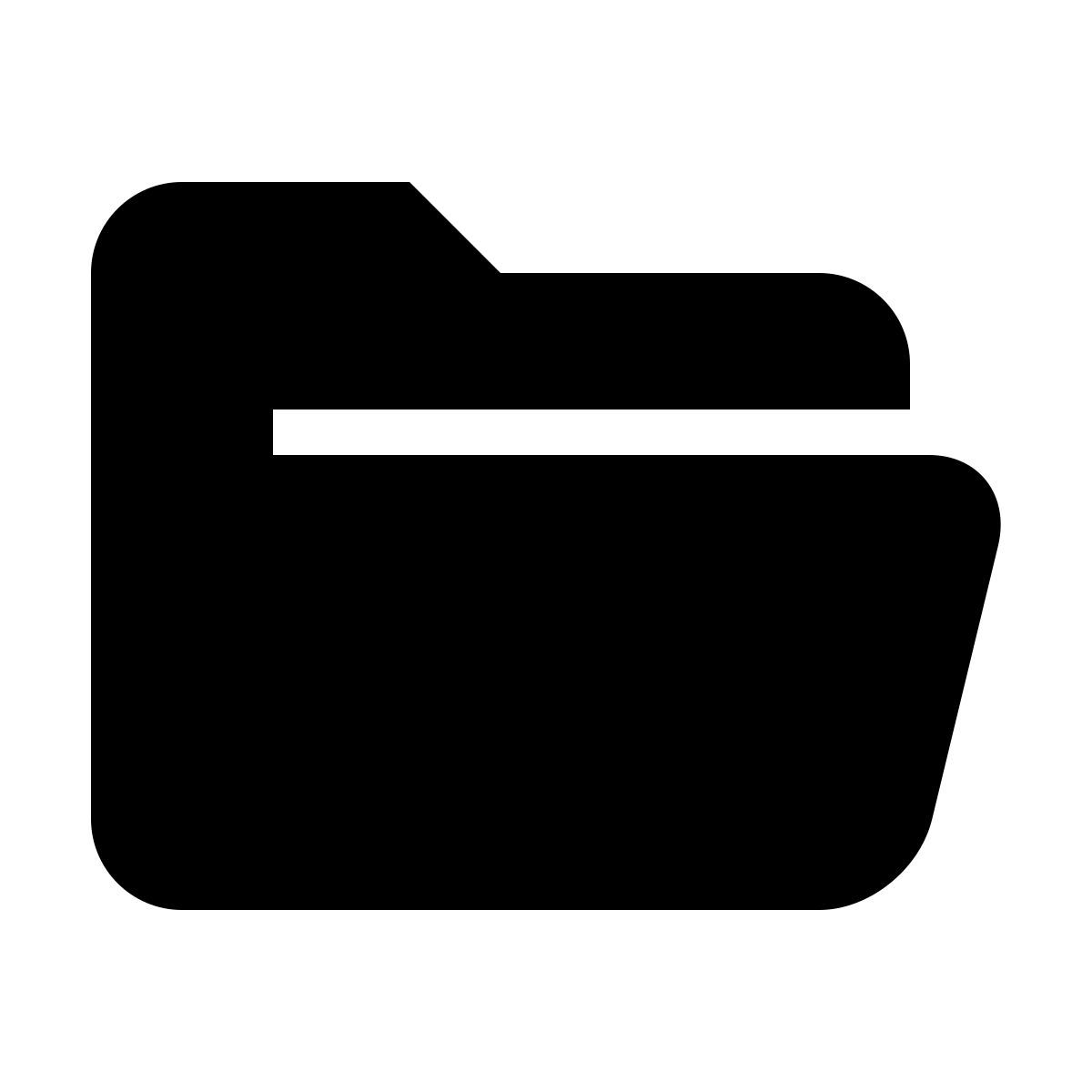 material filled style открыть папку icon
