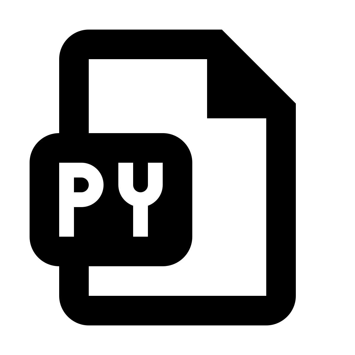 material filled style python файл icon