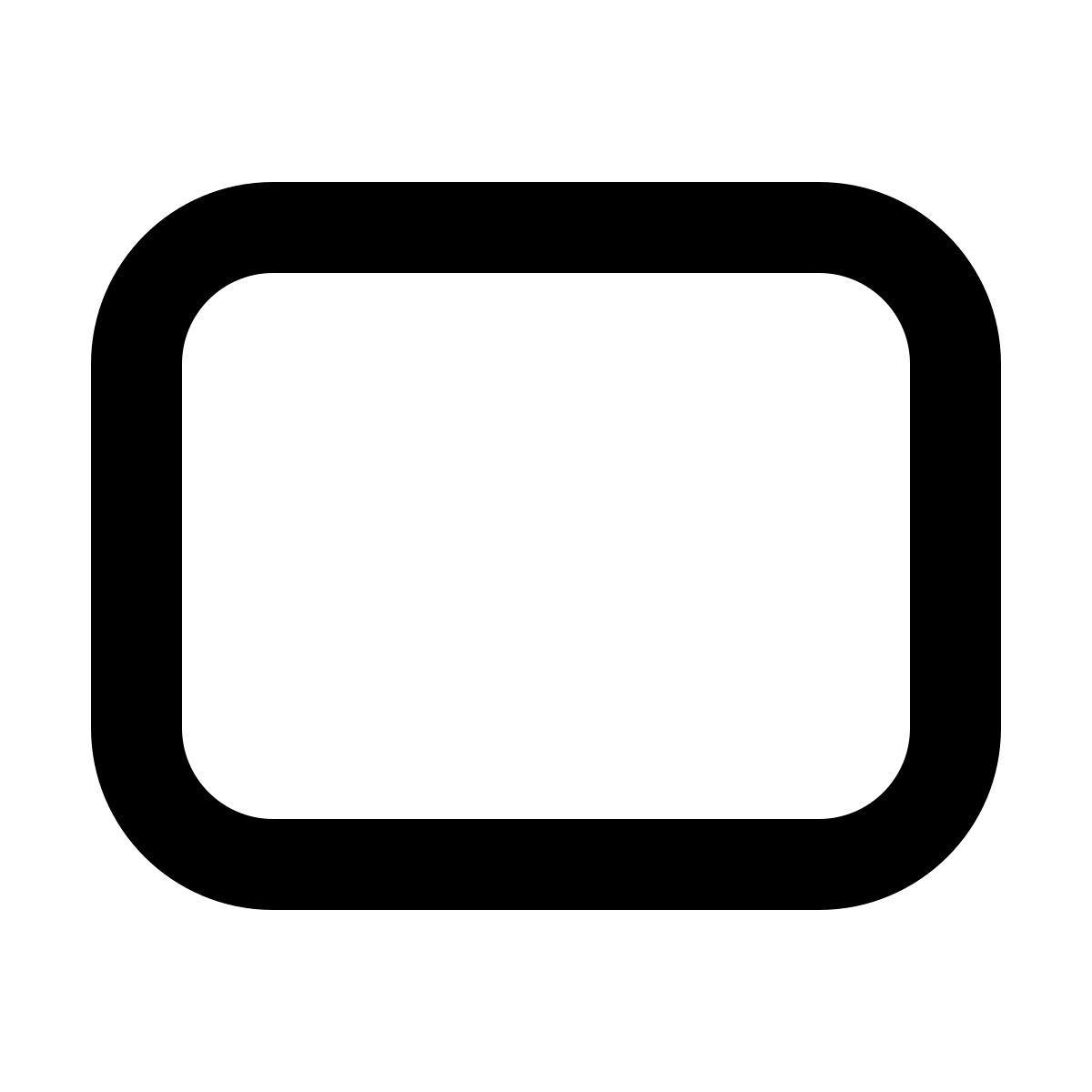 material filled style прямоугольник с закругленными углами icon