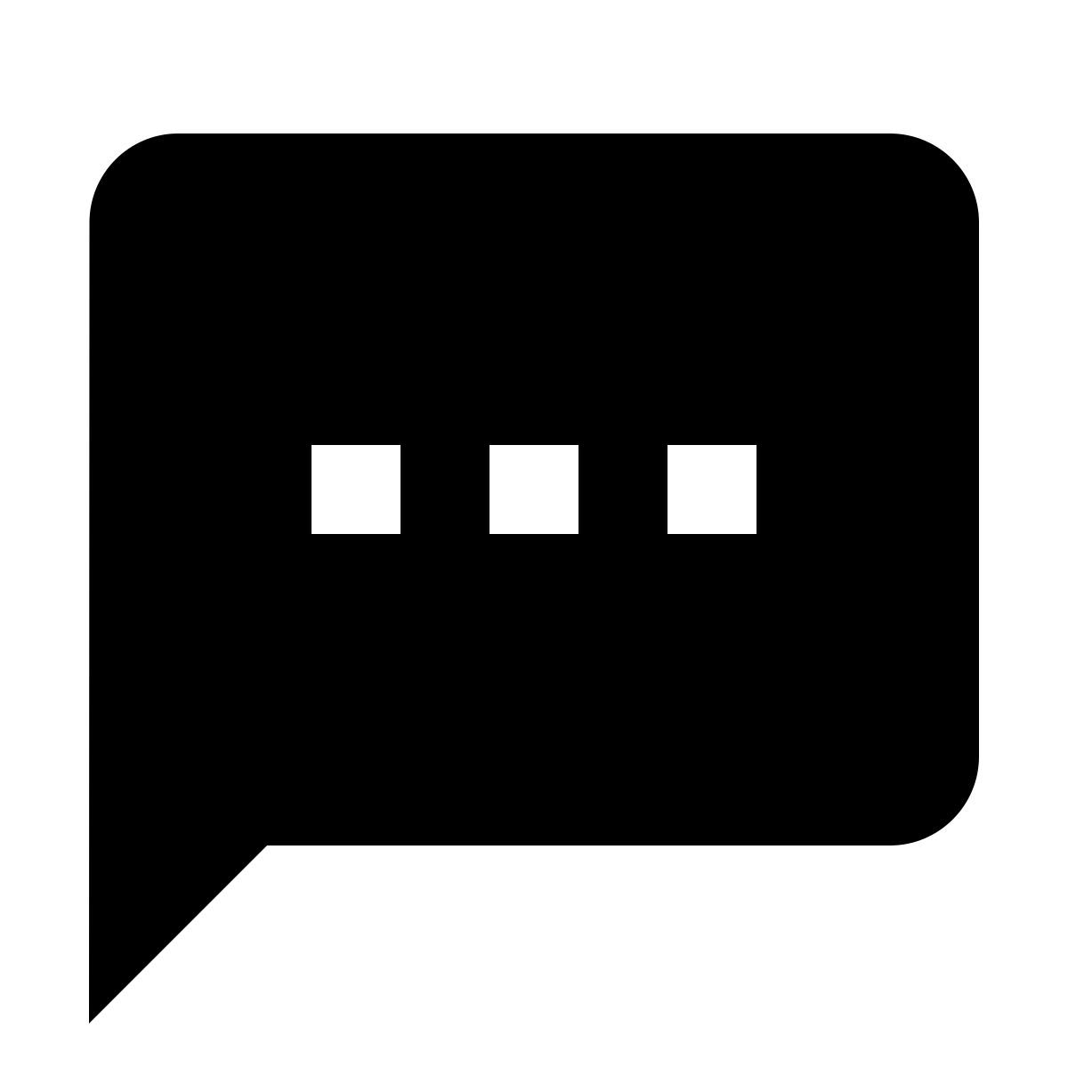 material filled style смс icon