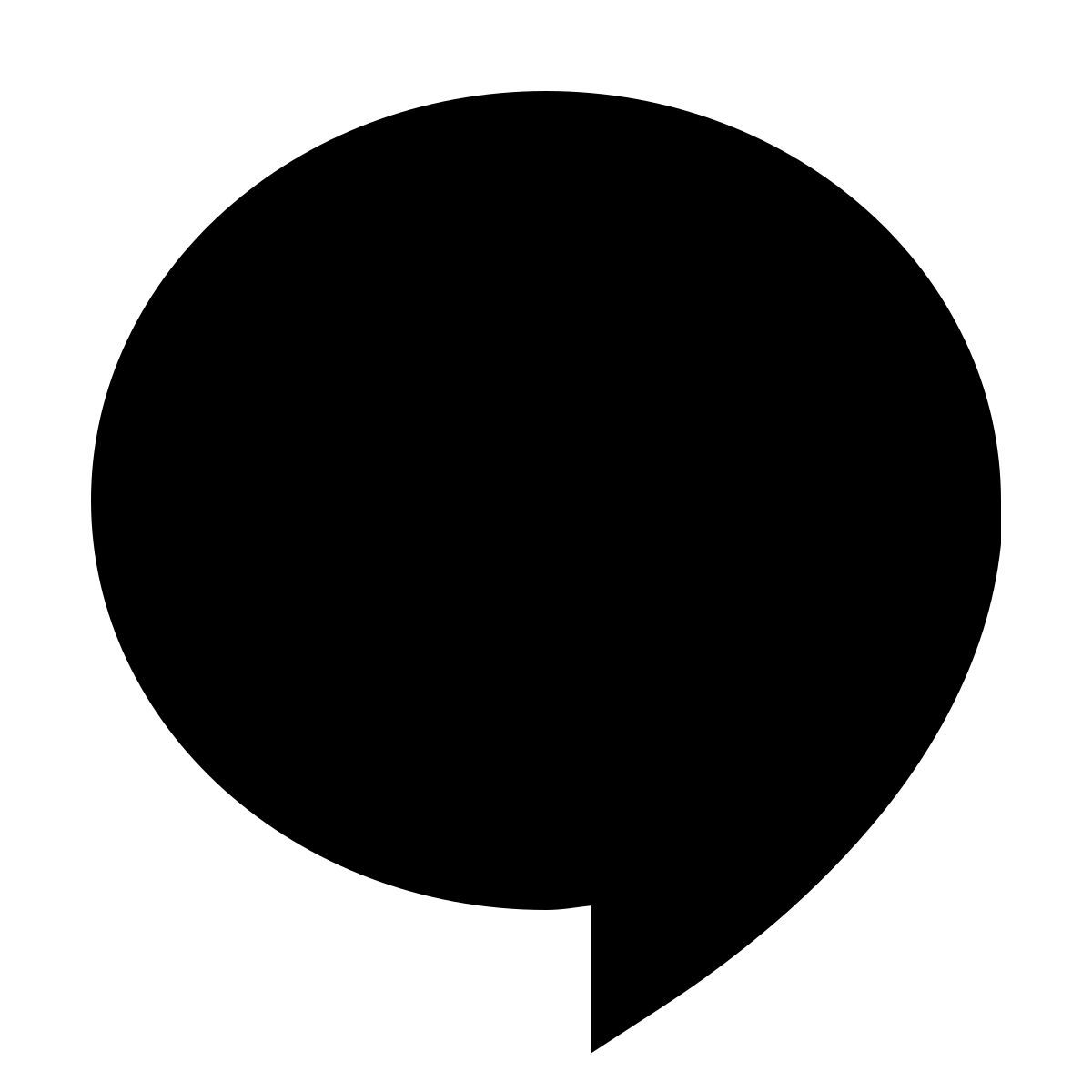 material filled style cообщение облачко icon