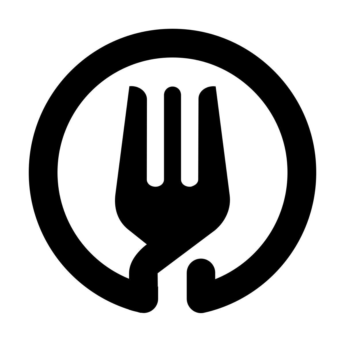 material filled style uber eats icon