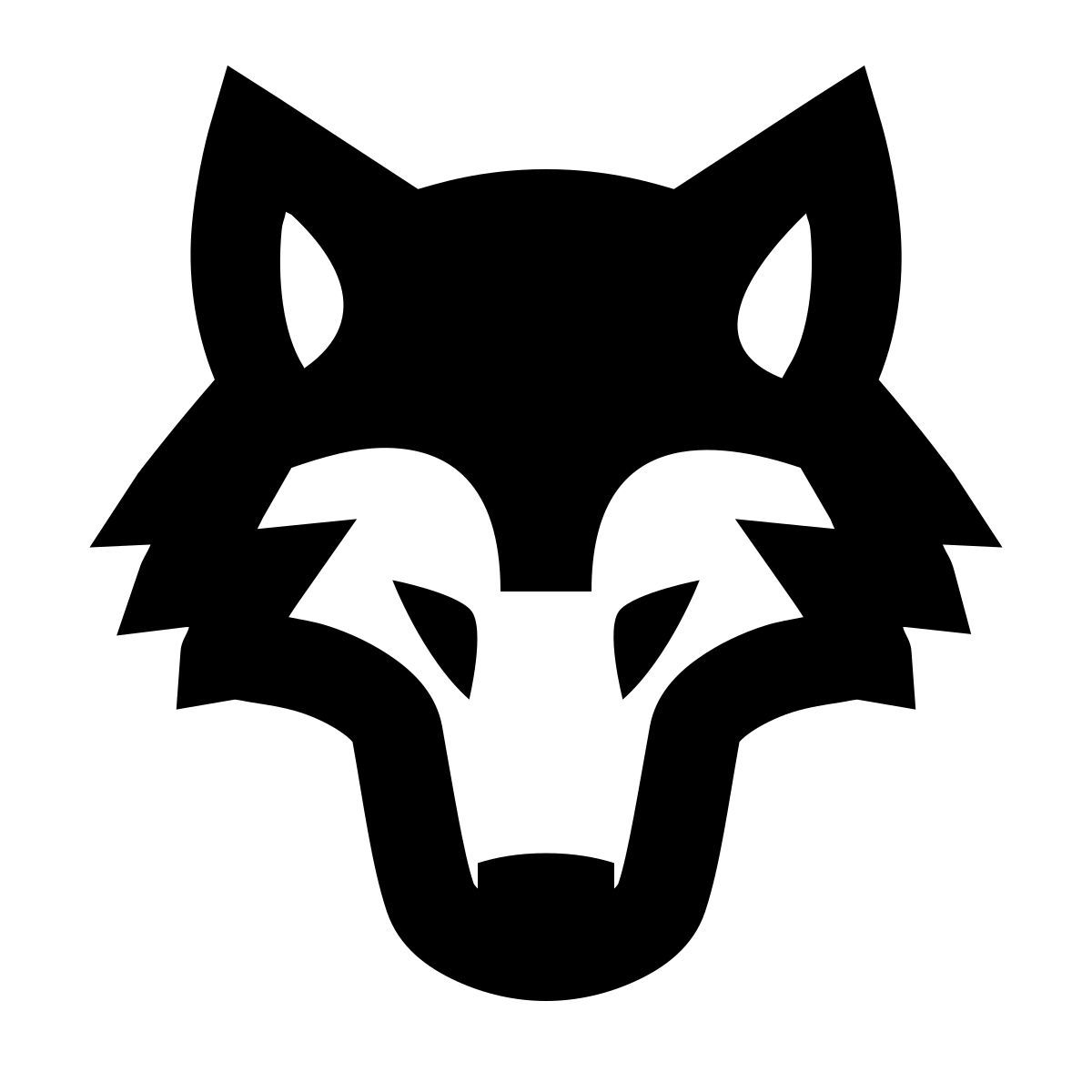 material filled style волк icon