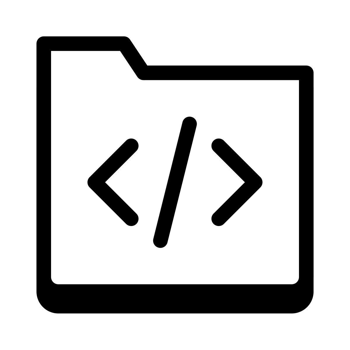 badges style папка с кодом icon