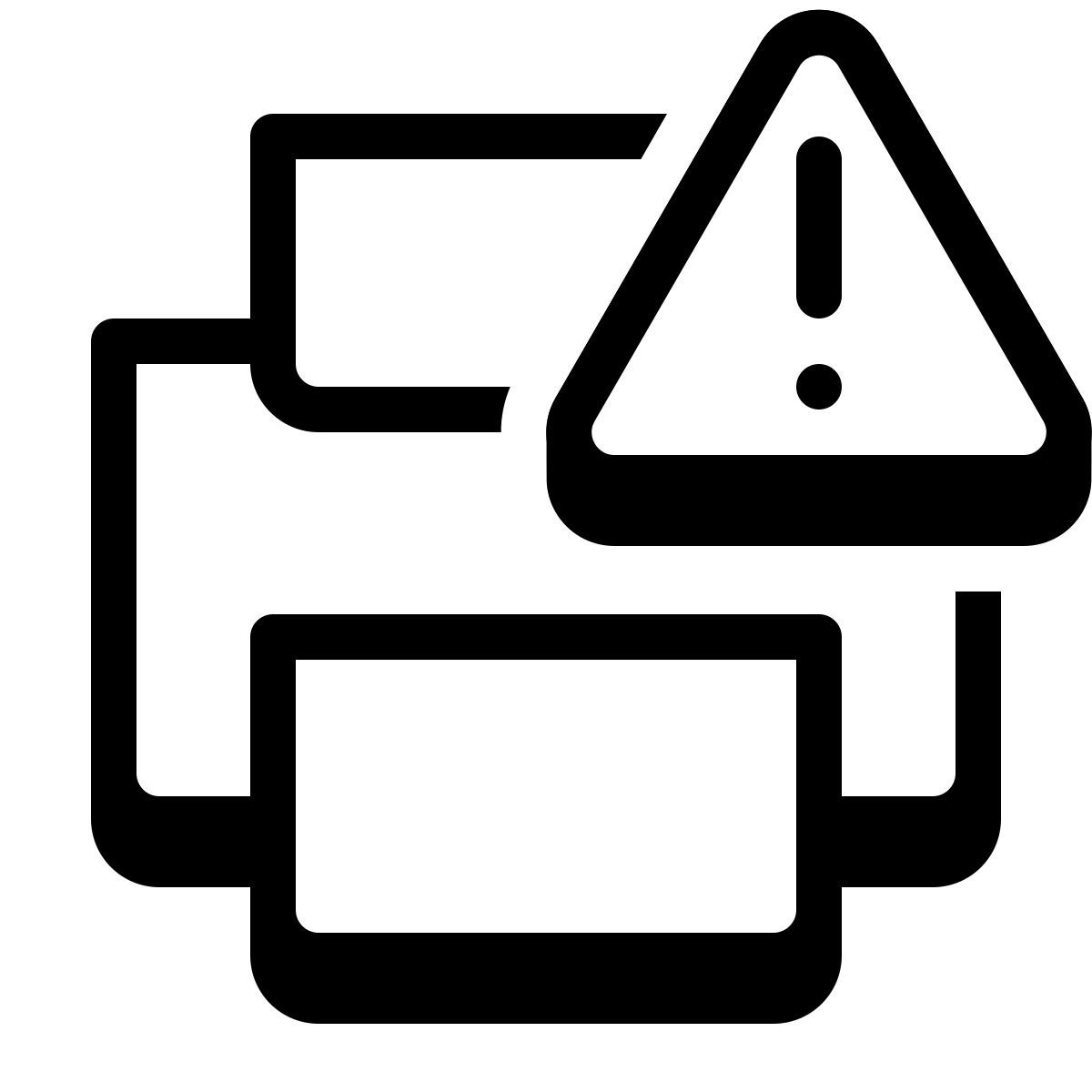 иконка ошибка принтера badges стиль