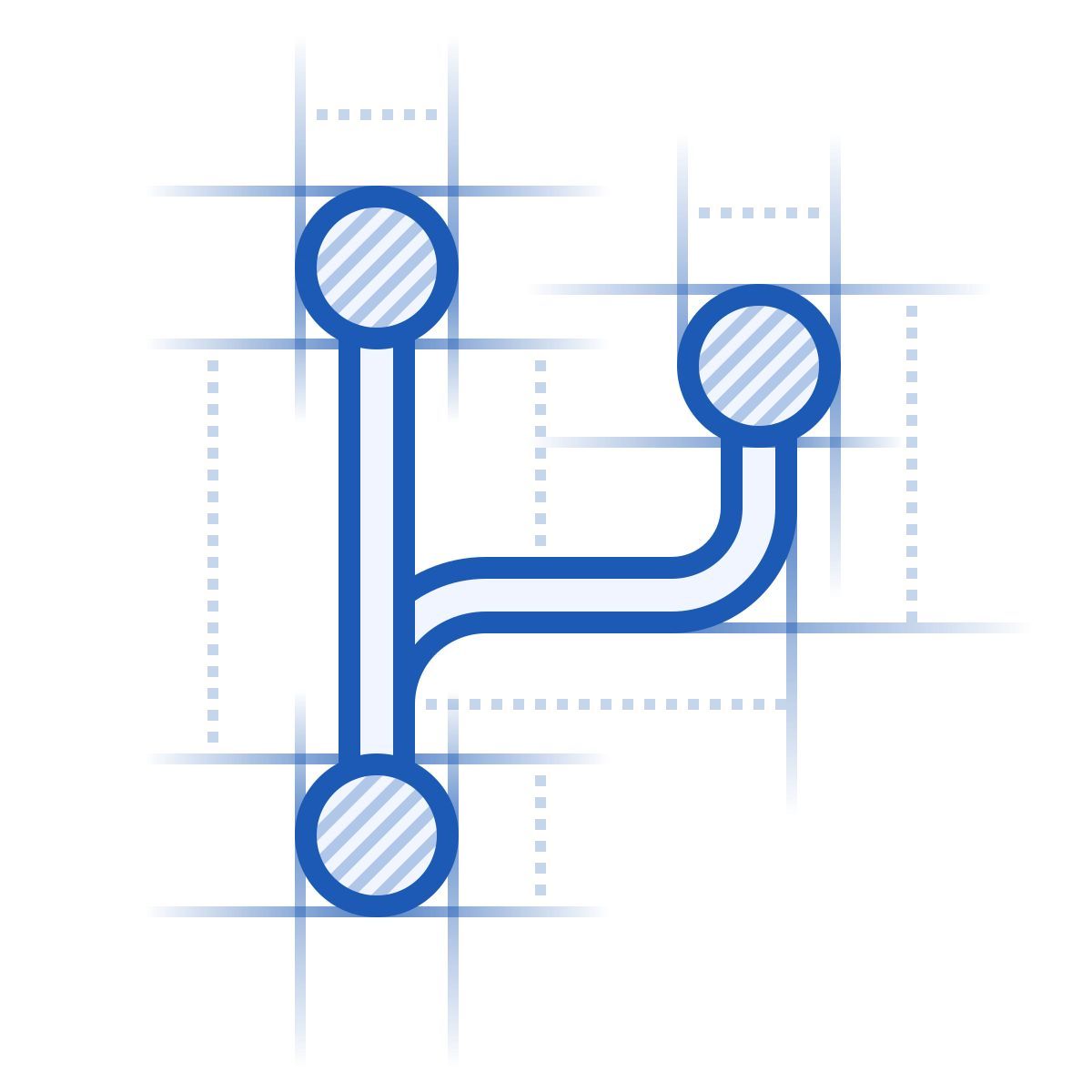 blueprint style форк icon