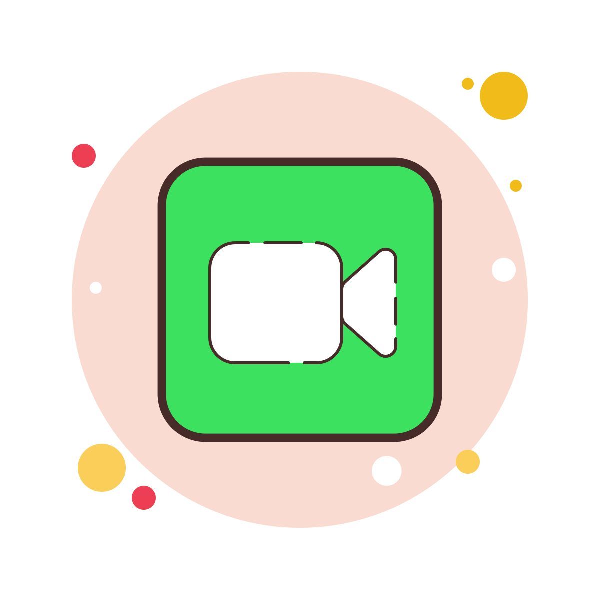 bubbles style facetime icon