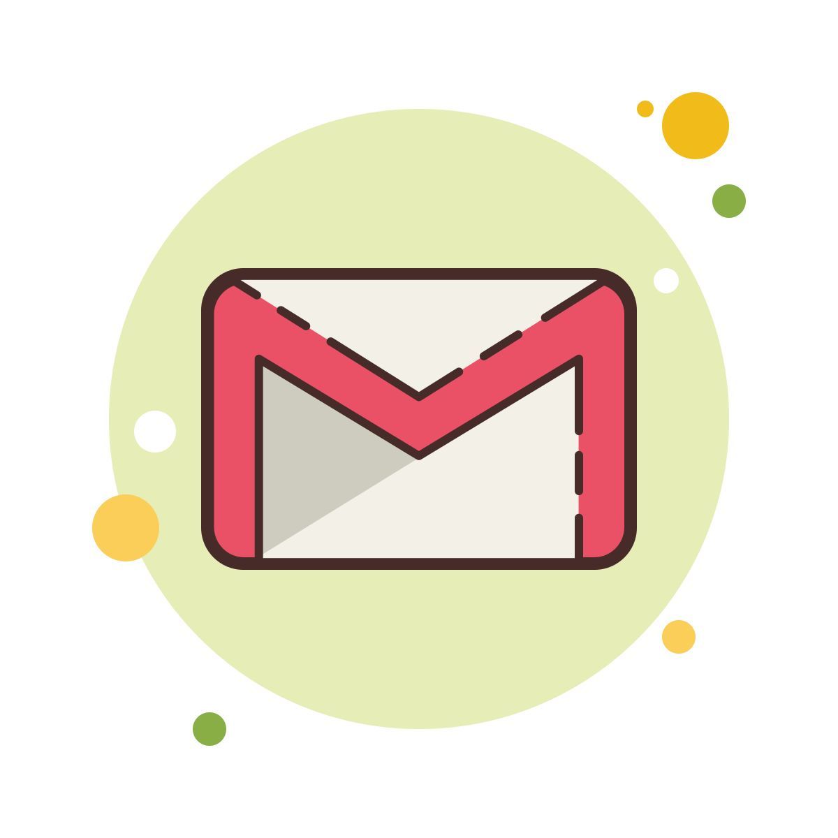 bubbles style gmail icon