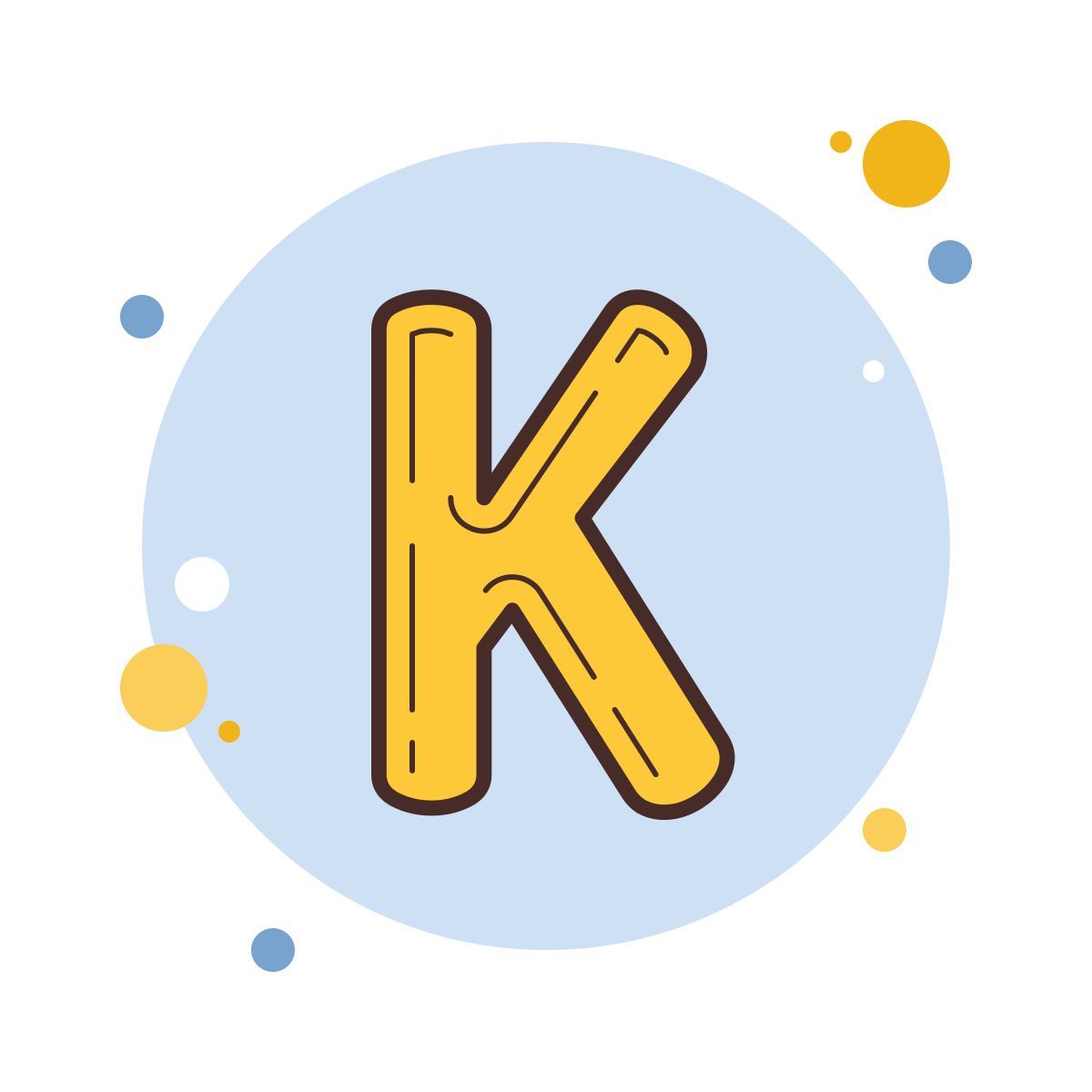 bubbles style к icon