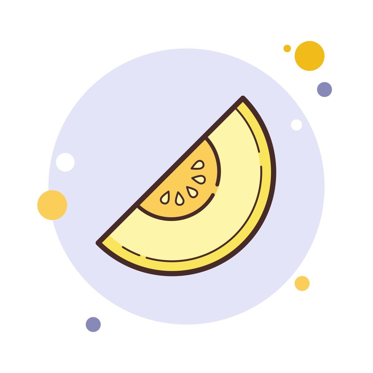 bubbles style дыня icon