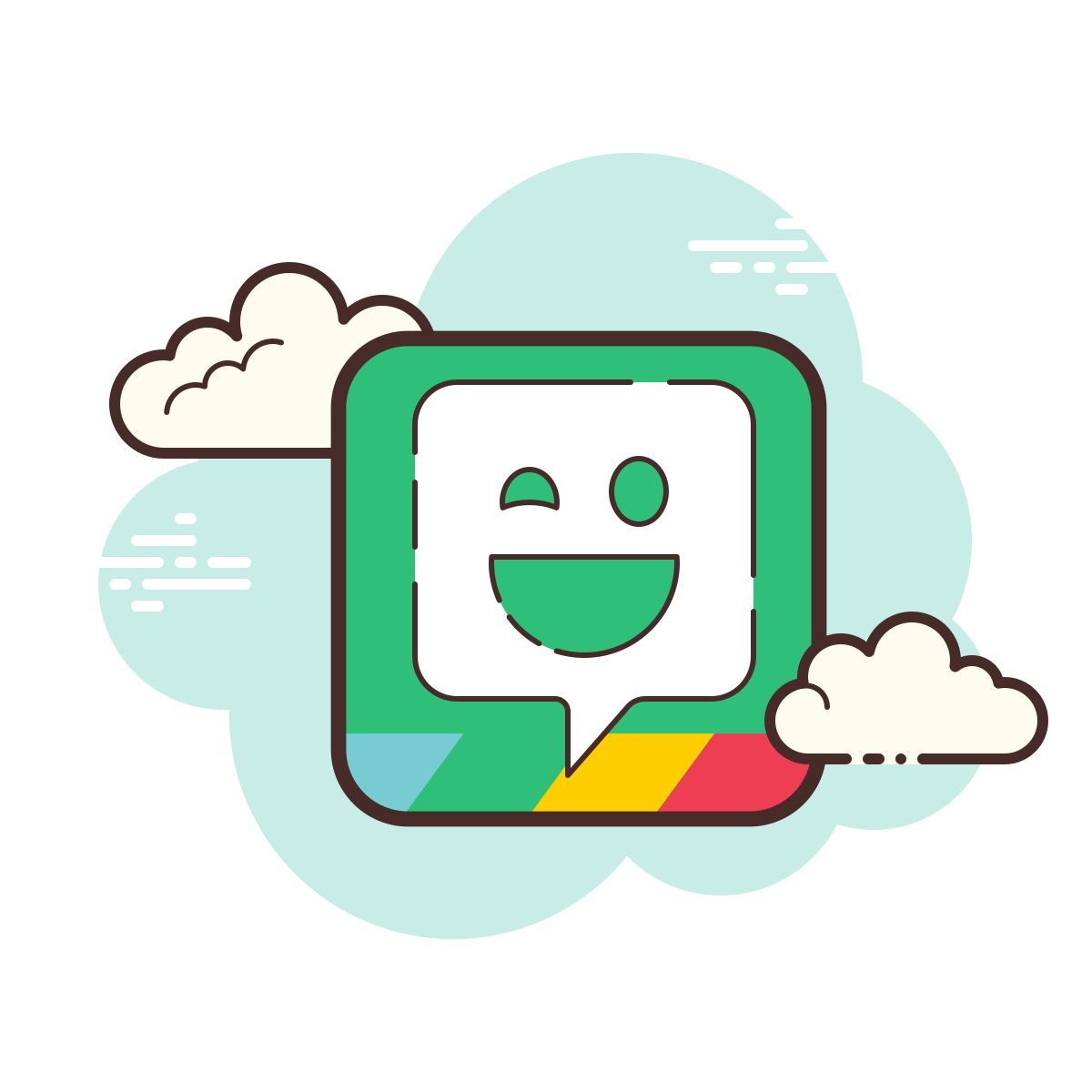 cloud style bitmoji icon