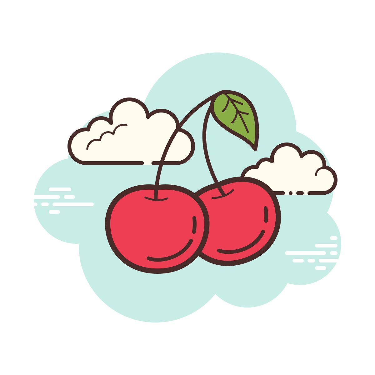 cloud style вишня icon