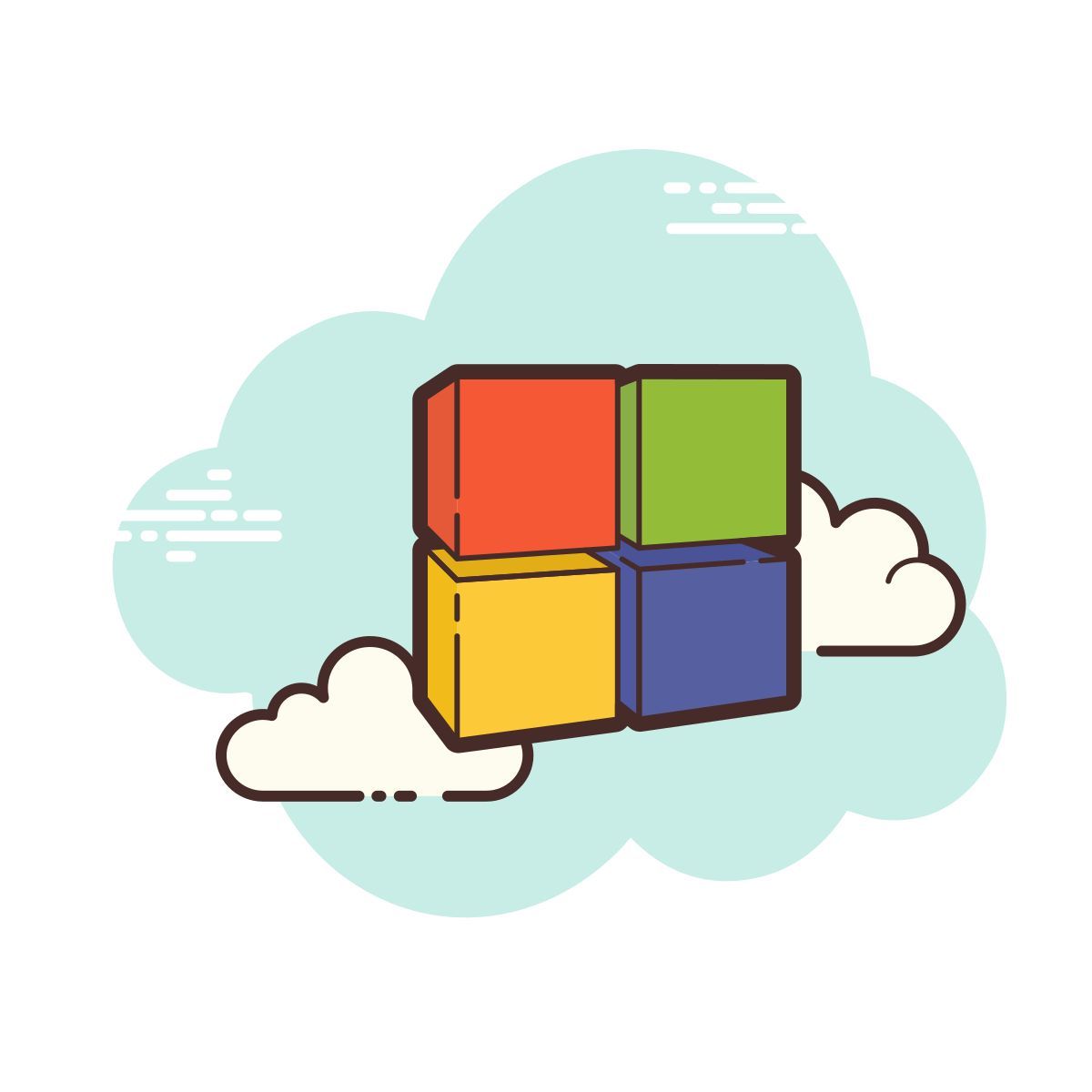 cloud style кодовые блоки icon
