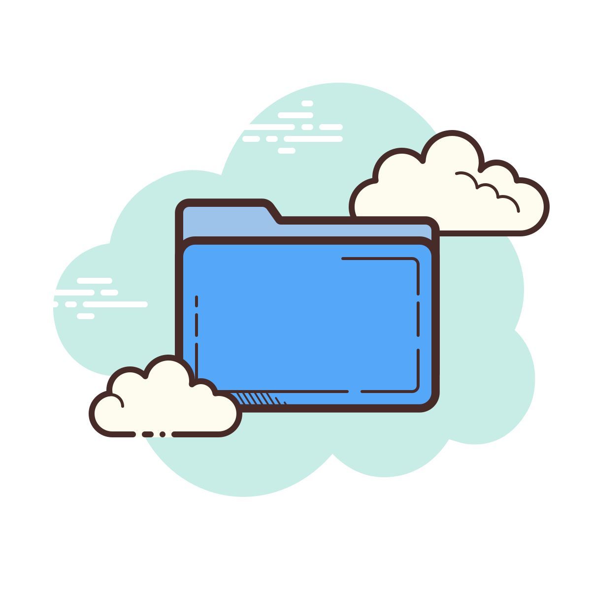 cloud style папка mac icon
