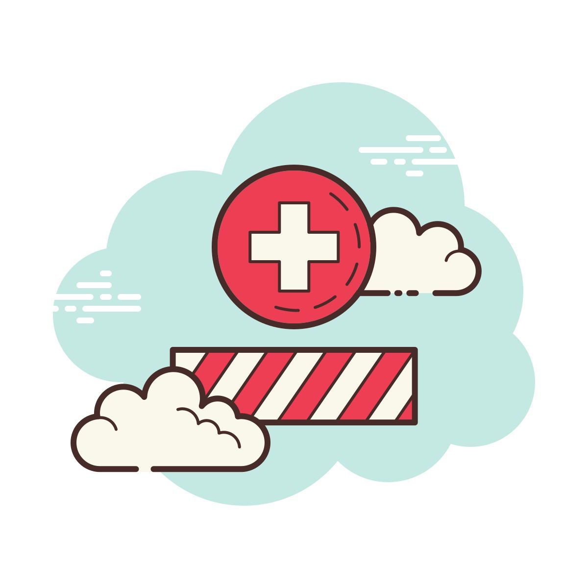 cloud style карантин icon