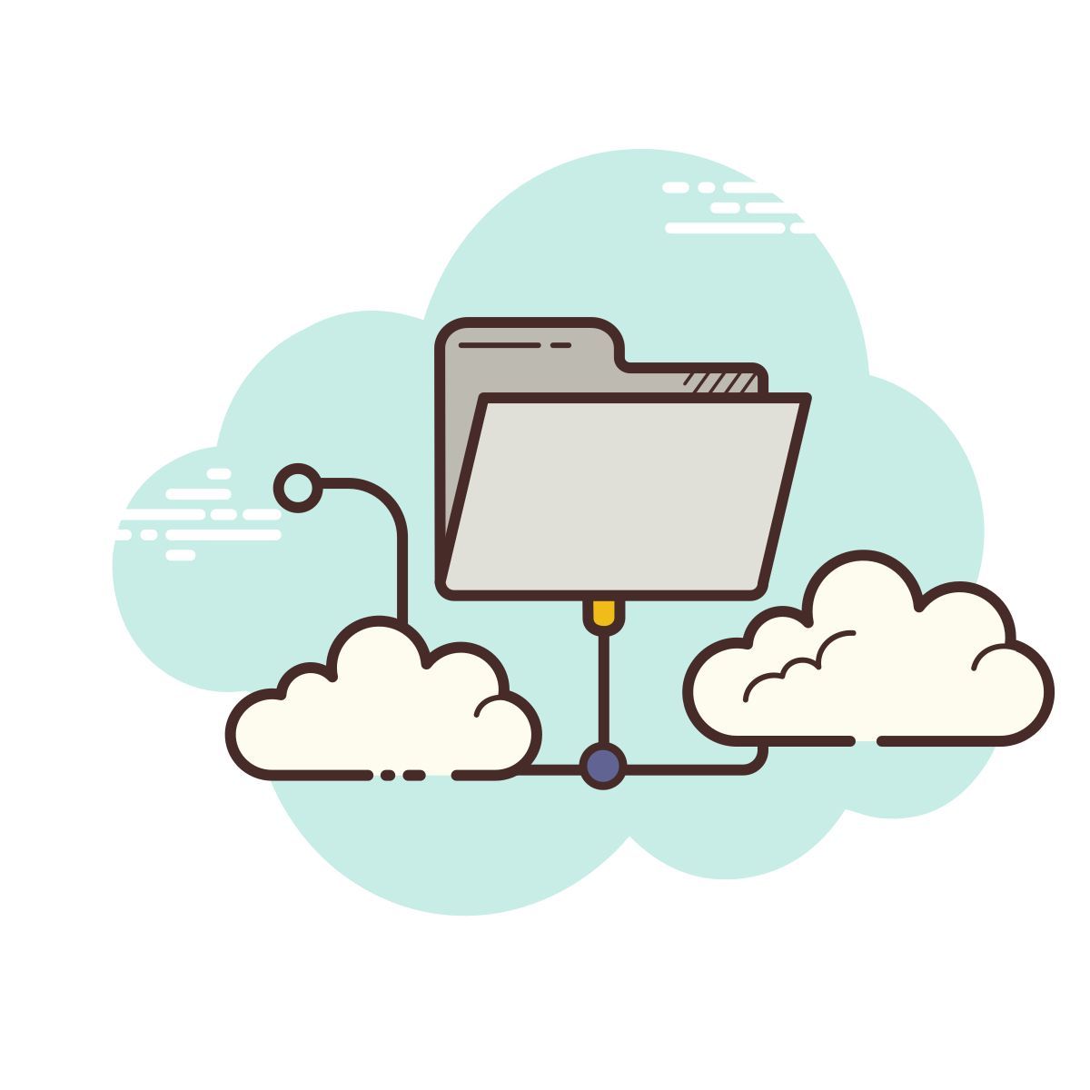 cloud style общая папка icon