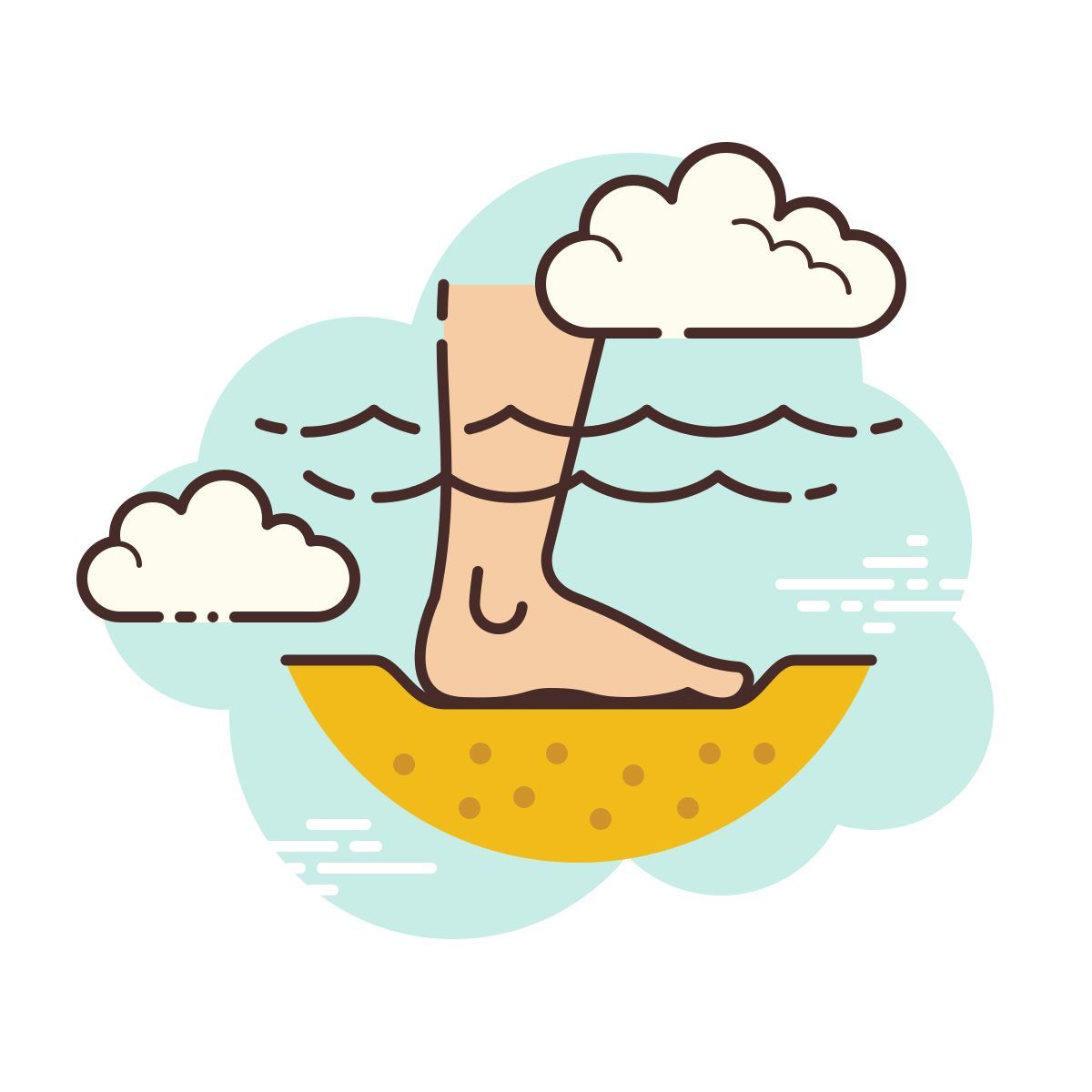 cloud style мягкий пол icon