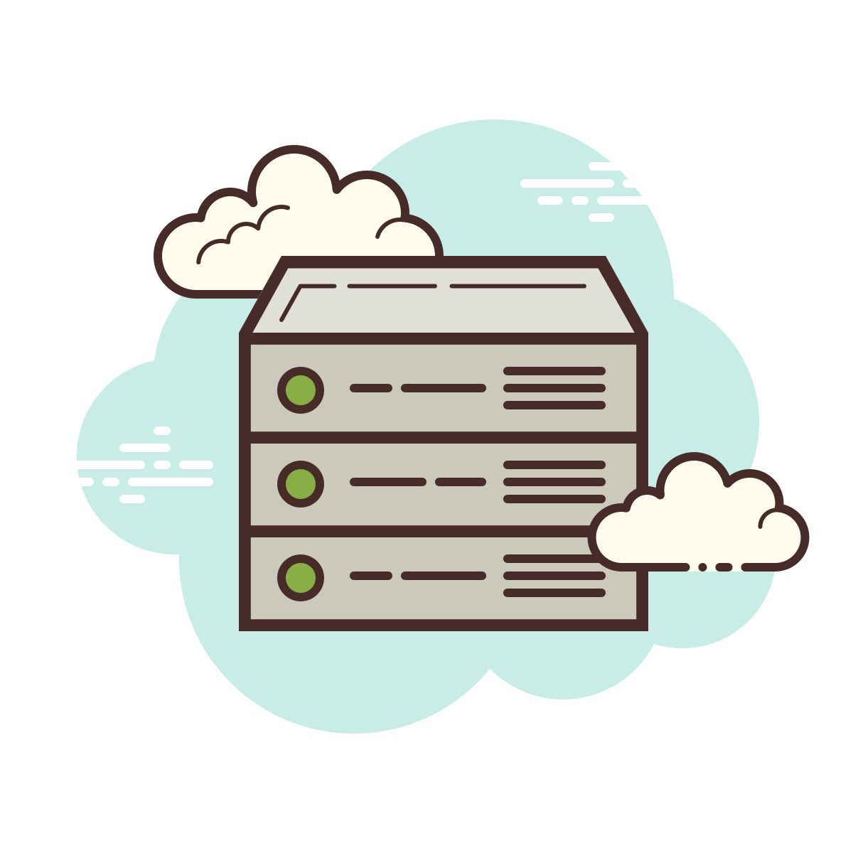 cloud style стек icon