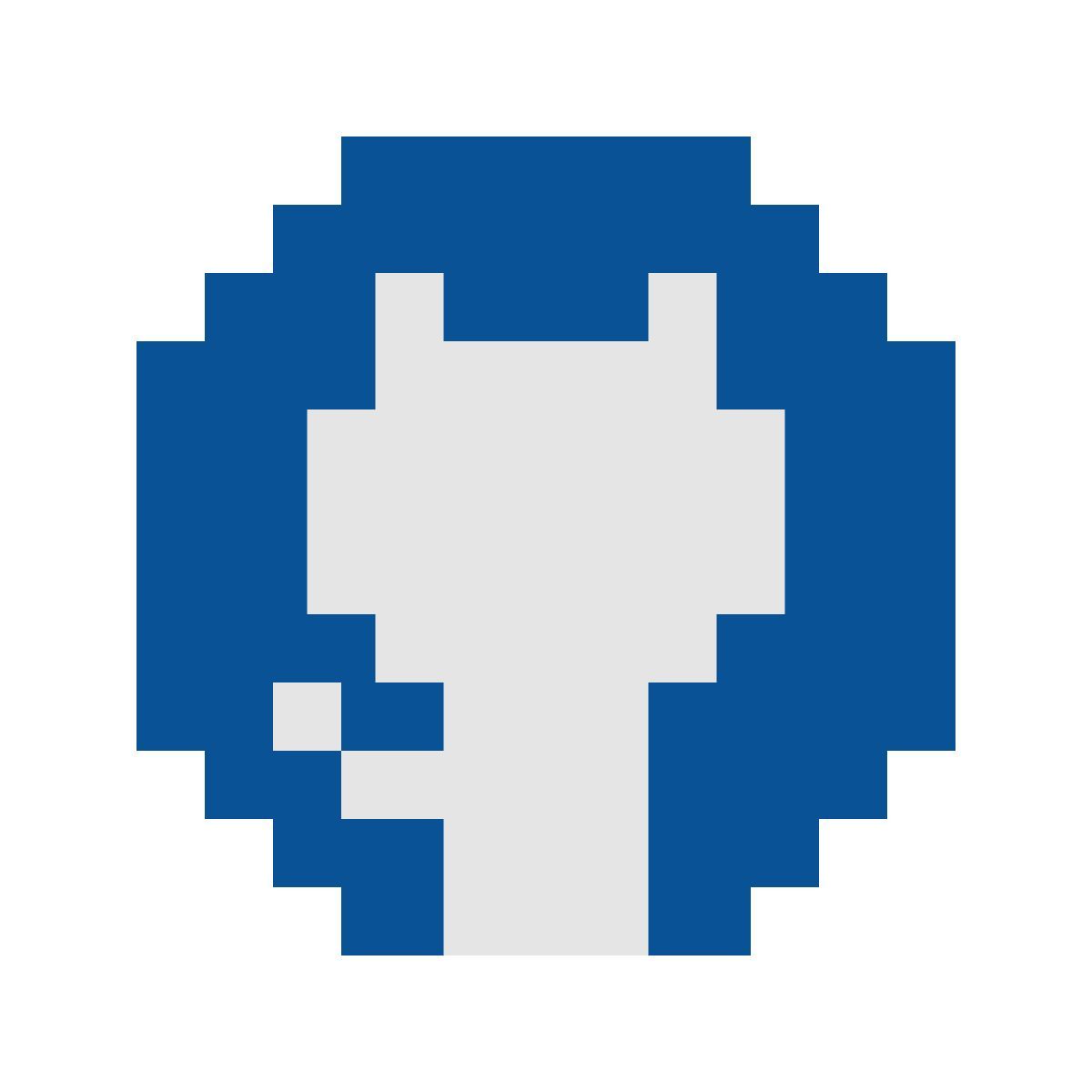 color pixels style github icon