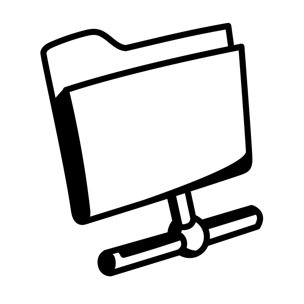 иконка общая папка comic стиль
