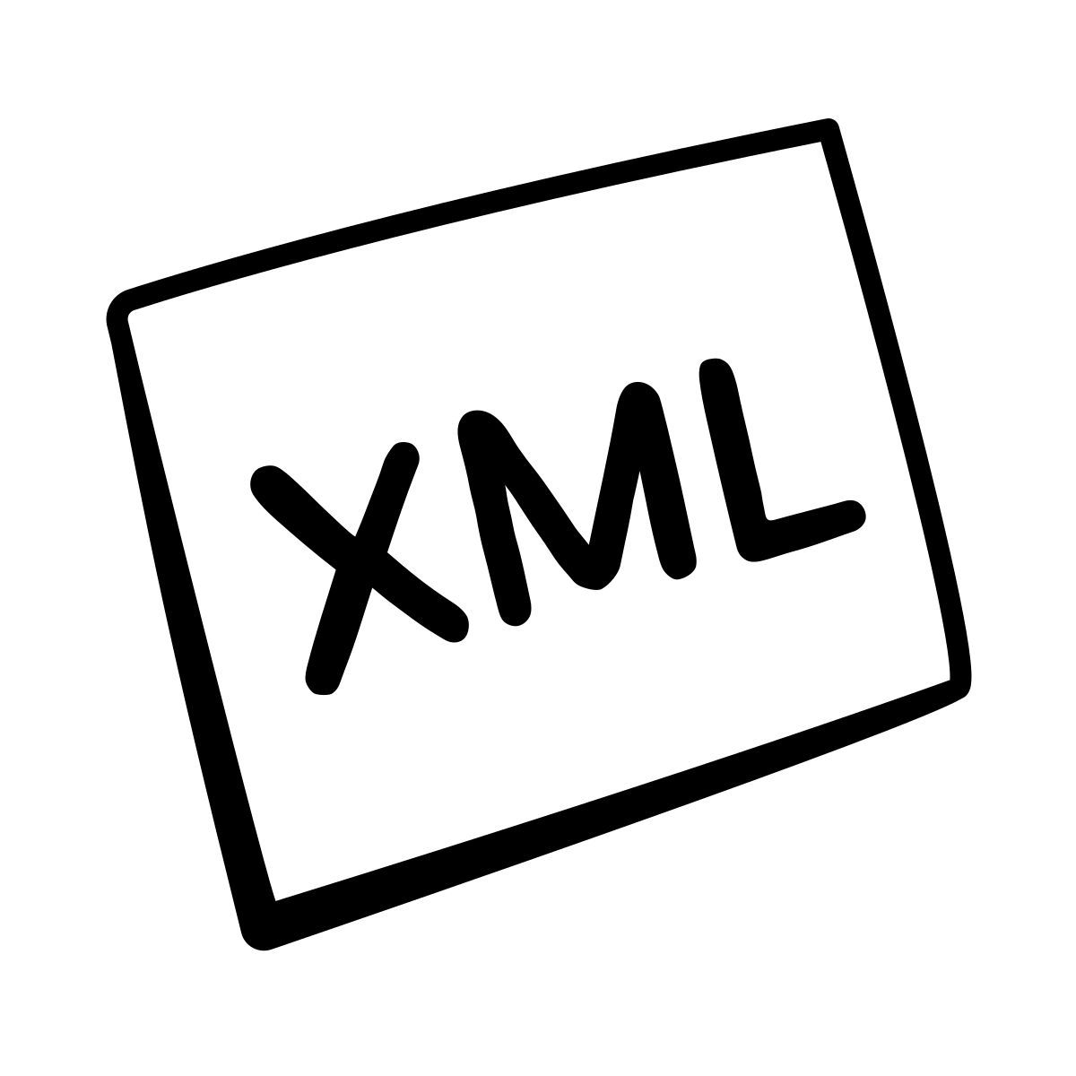 comic style xml icon