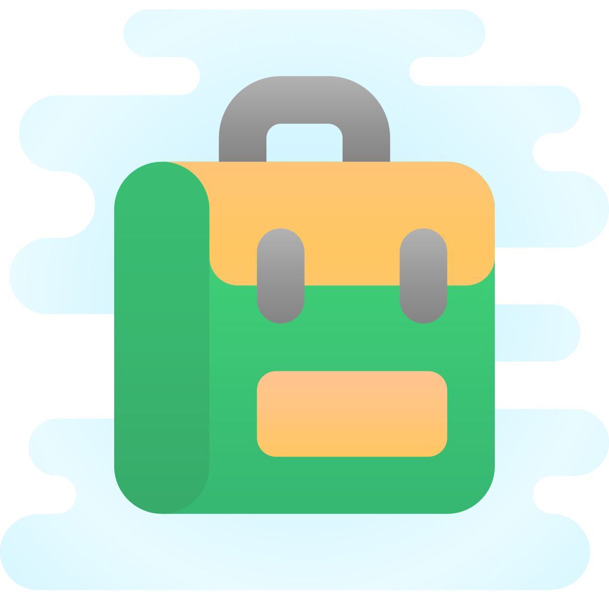 cute clipart style рюкзак icon