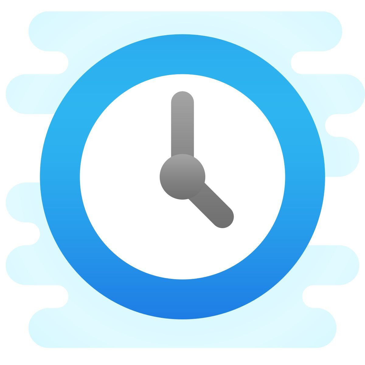cute clipart style часы icon