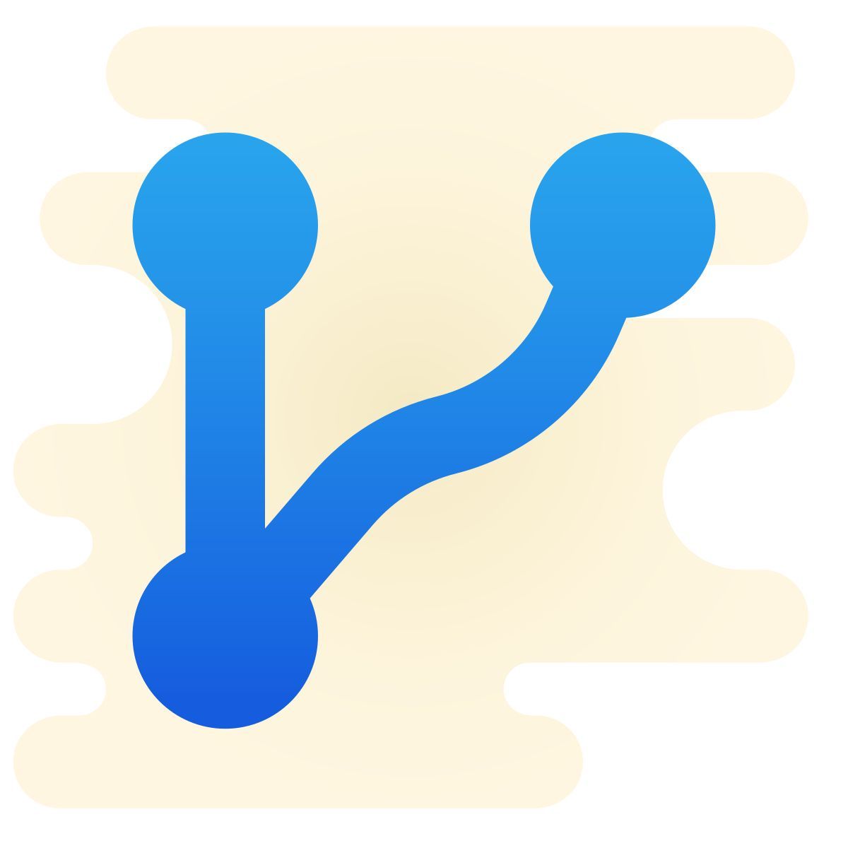 cute clipart style форк icon
