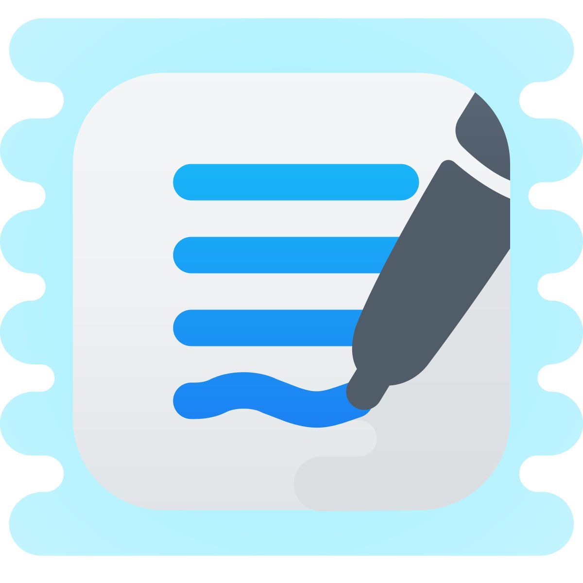 cute clipart style goodnotes icon