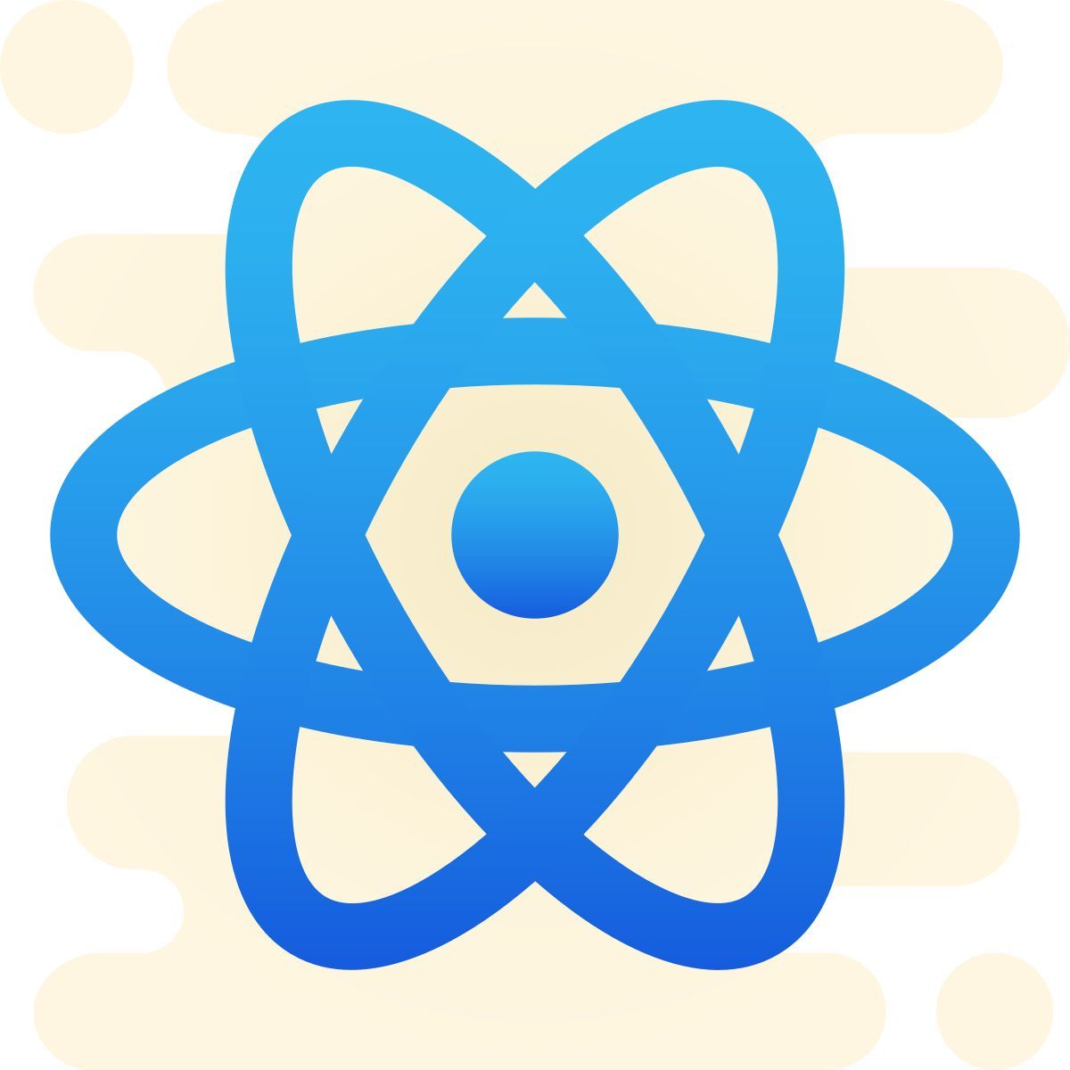 cute clipart style react native icon